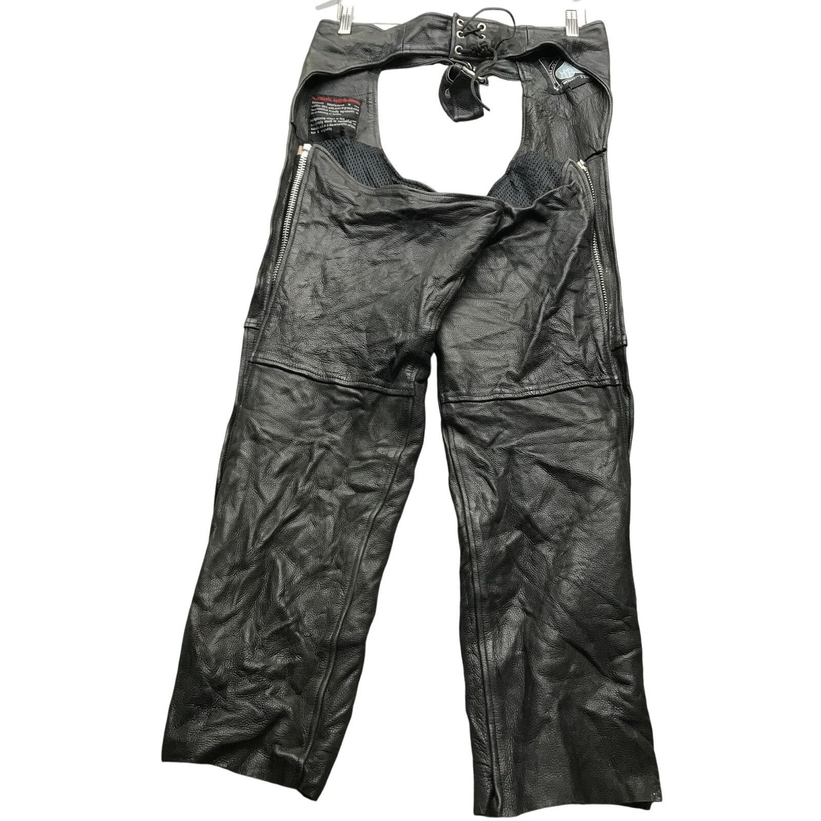 Other Himalaya Motor Bikewear Black Leather Pants Mens M Black Size US 38 / EU 54 - 1 Thumbnail