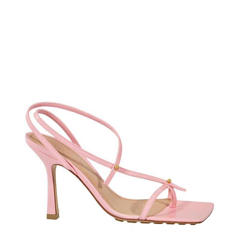 Bottega Veneta o1bcso1str0924 Stretch Sandal Lambskin Blossom in Light Pink Size US 9.5 / IT 39.5 - 1 Thumbnail
