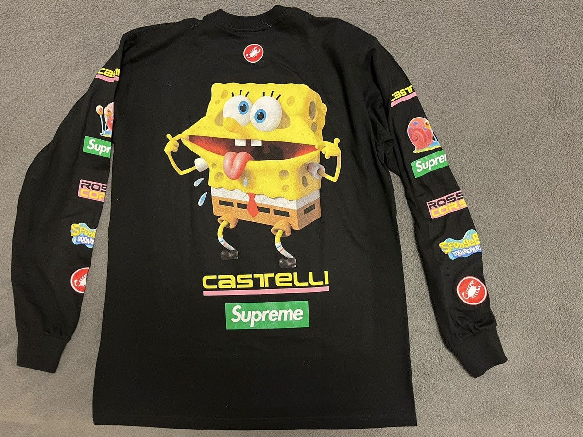 ★Supreme SpongeBob Castelli Racing L/S T Supreme SpongeBob Castelli Racing L/S Tee Lime | eBay