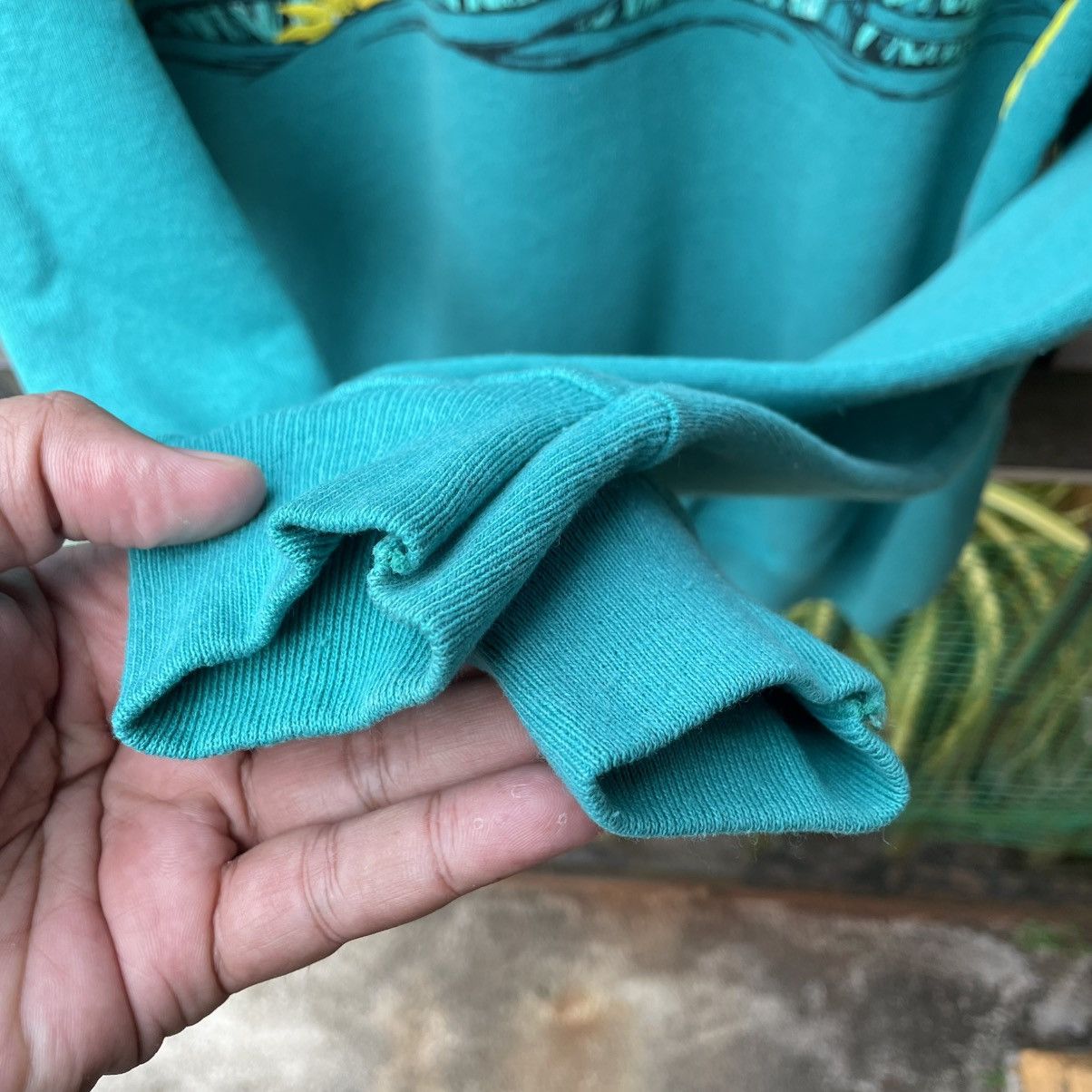 Hanes 🔥Vintage 90s Hanes Lifestyles Pop Art Flower Sweatshirts Size US M / EU 48-50 / 2 - 8 Thumbnail