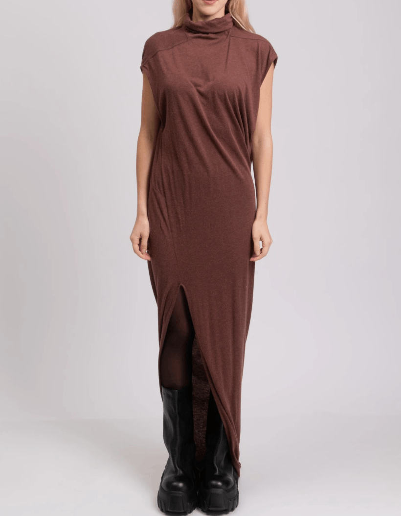 RICK OWENS PORTERVILLE Knit Maxi Dress