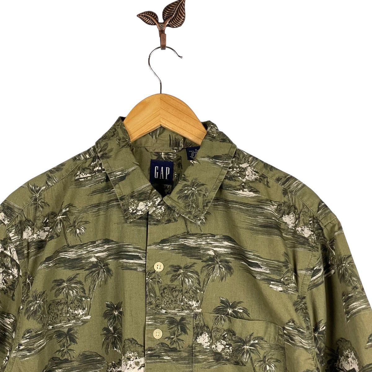 Gap Vintage Gap Hawaiian Shirt Oversized Shirt Size US M / EU 48-50 / 2 - 3 Thumbnail