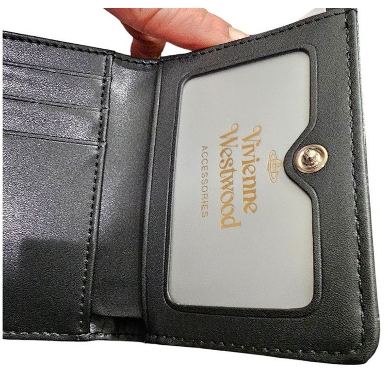 Vivienne Westwood Vivienne Westwood Small Frame Wallet Croc Embossed Size ONE SIZE - 10 Thumbnail