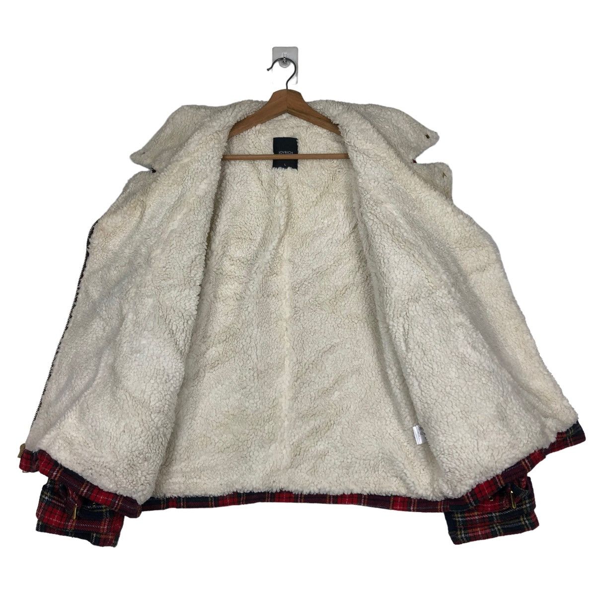 Issey Miyake 🔥VINTAGE BIKER JACKET DOUBLE BREAST JOYRICH JAPAN TARTAN Size US L / EU 52-54 / 3 - 13 Thumbnail