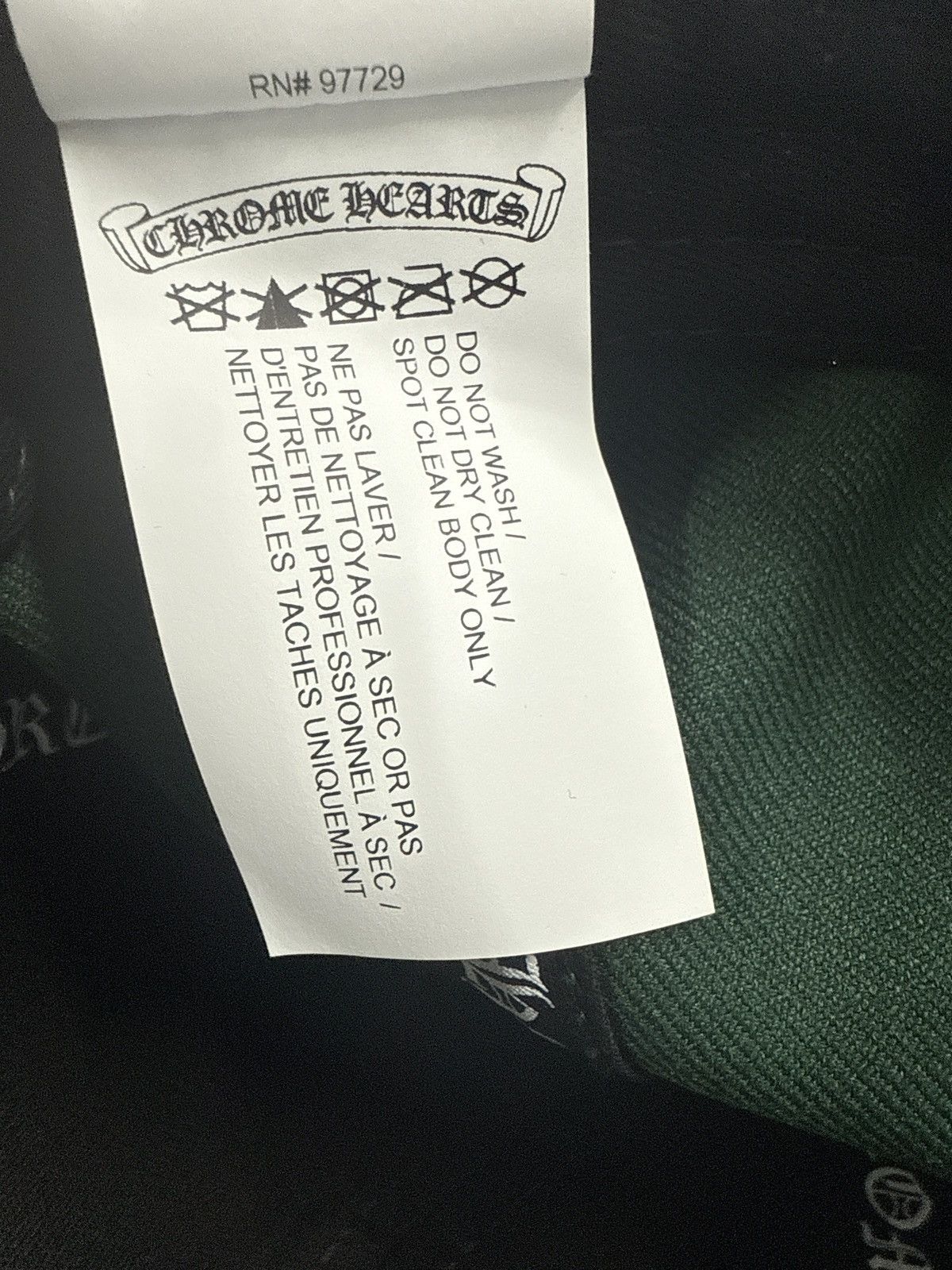 Chrome Hearts CHROME HEARTS LETTER HAT GREEN WHITE Size ONE SIZE - 6 Thumbnail