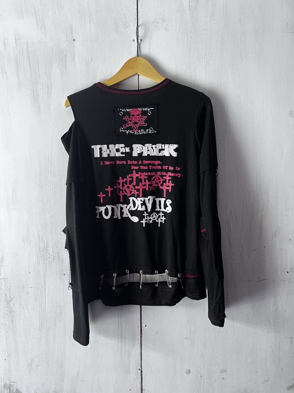 Japanese Brand Japanese Addictrap Cut-Sew Bondage tshirt Size US M / EU 48-50 / 2 - 2 Thumbnail