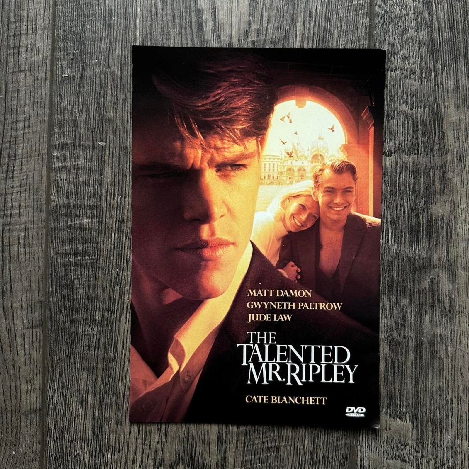 Vintage Vintage The Talented Mr Ripley Mini Movie Promo DVD Poster Size ONE SIZE - 1 Thumbnail