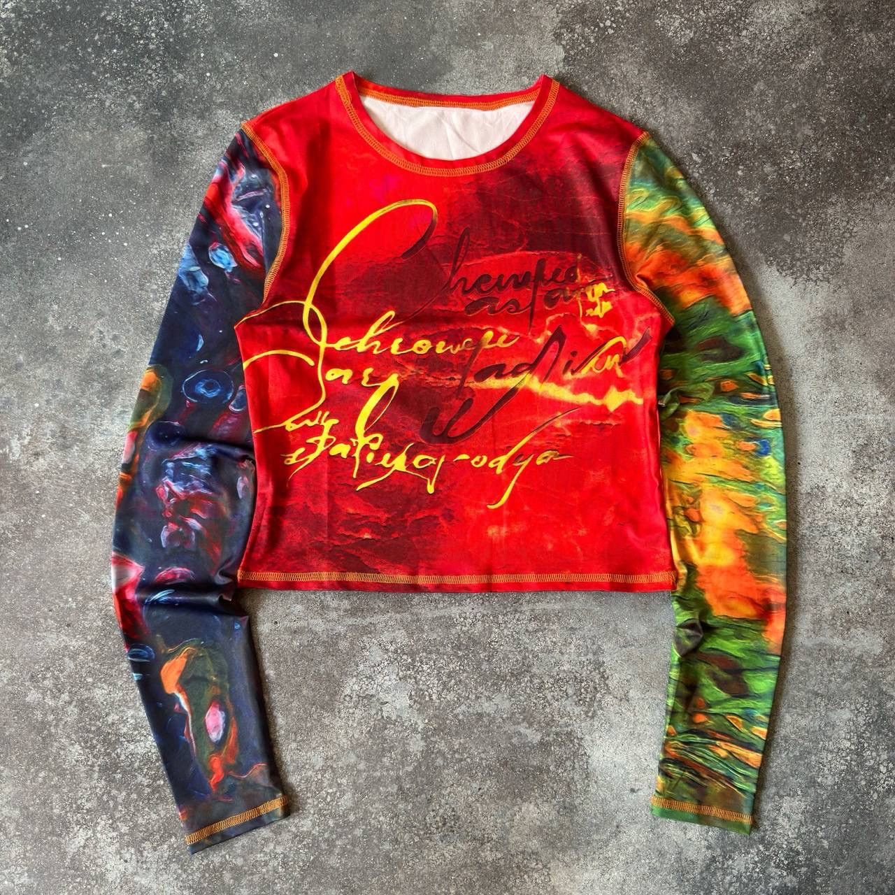 Hysteric Glamour Y2K Multucolour Sexy Crop Top (Jean Paul Gaultier style) Size M / US 6-8 / IT 42-44 - 2 Thumbnail
