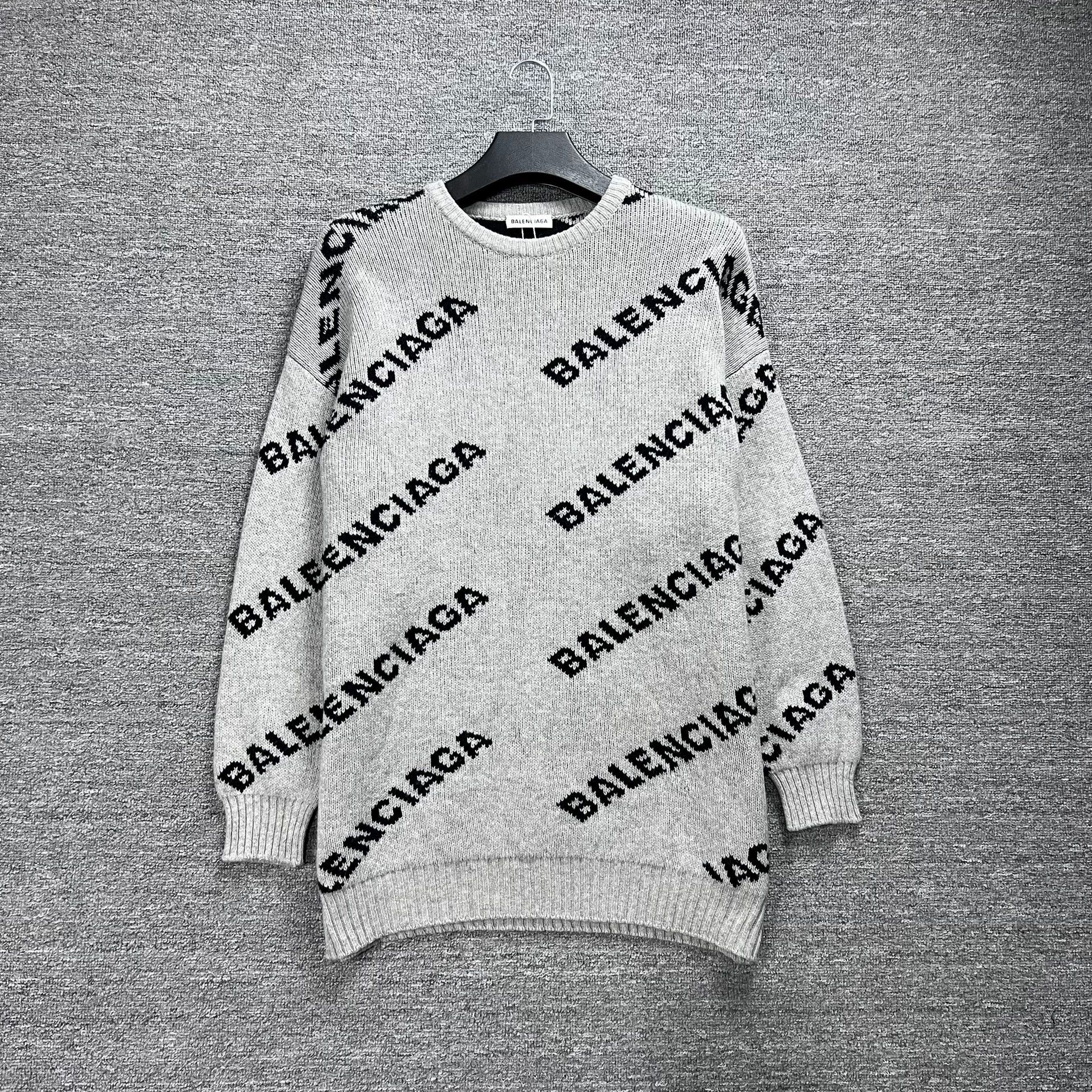 Balenciaga Balenciaga Grey Barrage Sweater Size US M / EU 48-50 / 2 - 1 Thumbnail