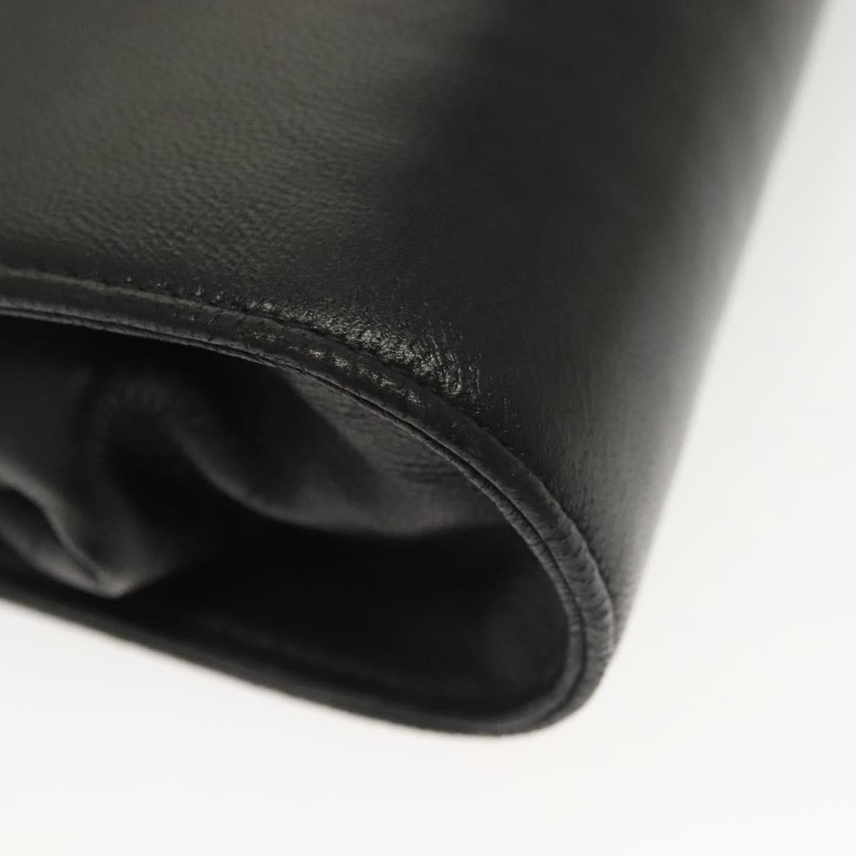 GUCCI Shoulder Bag Leather Black Gold 005 406 005 406