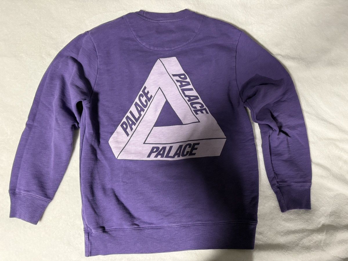 Palace Palace Slub Crewneck (Purple) [FW21] Size US S / EU 44-46 / 1 - 3 Thumbnail