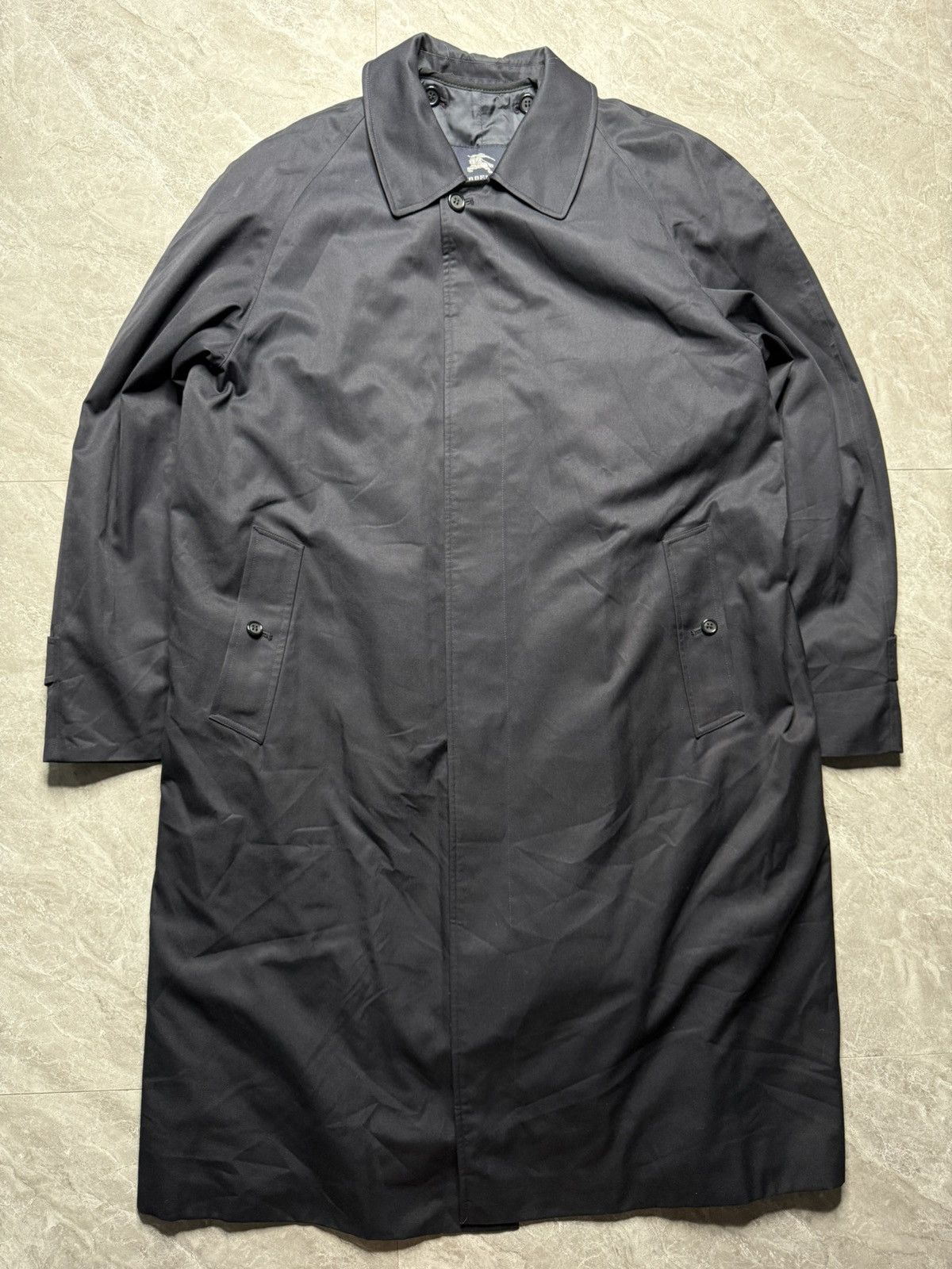 Burberry Vintage Burberry Detachable Wool Plaid Lining Trench Coat Size US L / EU 52-54 / 3 - 1 Thumbnail