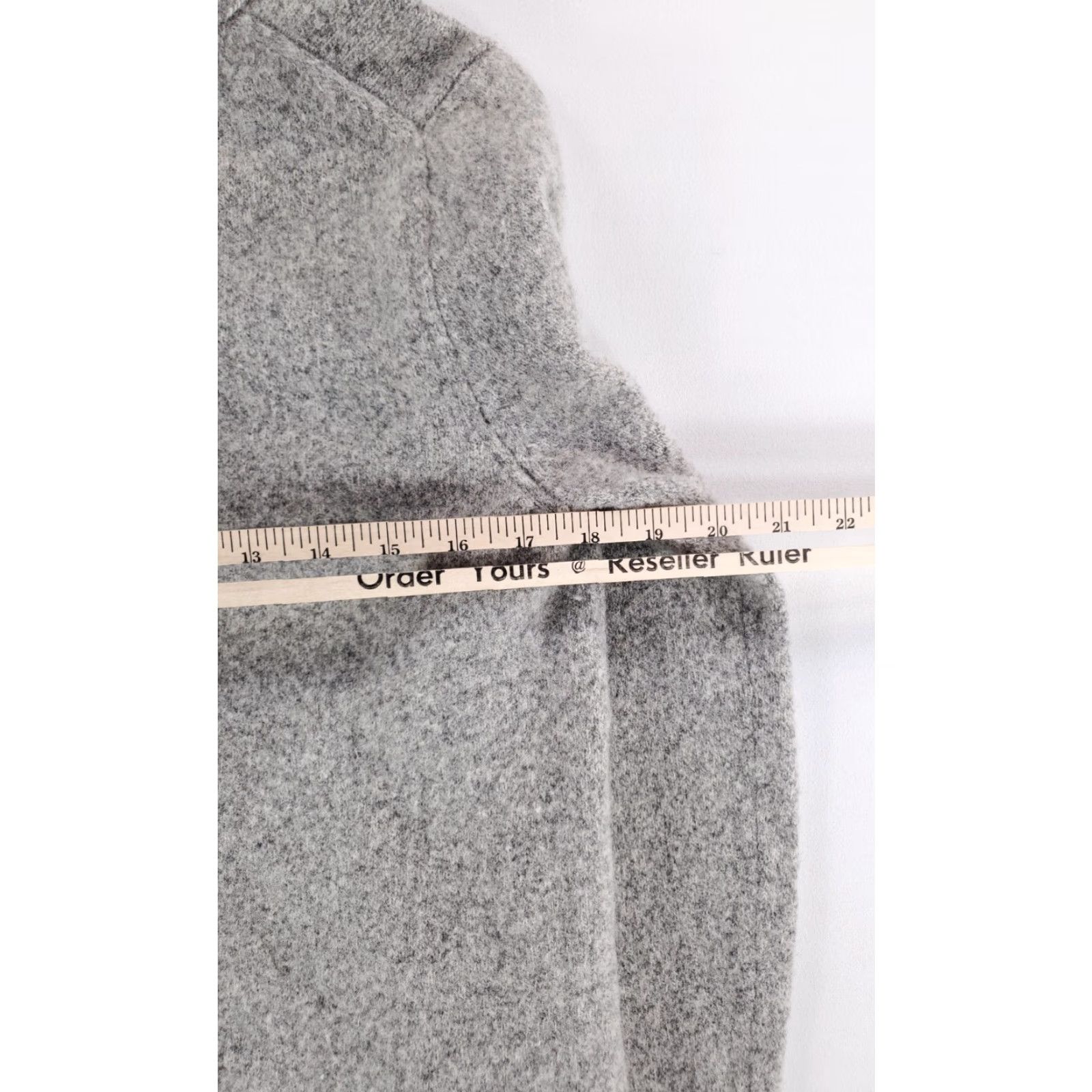 J.Crew J.CREW Cardigan Sweater 100% Lambswool Gray Womens L Size L / US 10 / IT 46 - 7 Thumbnail