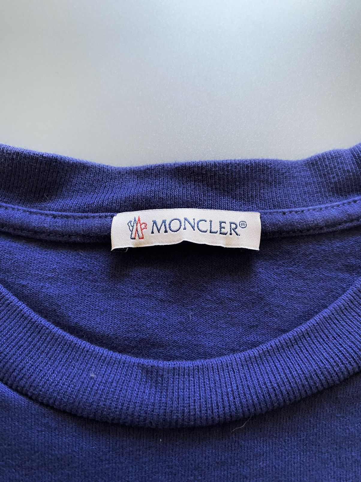 Moncler Moncler Maglia Big Logo T-Shirt 12/152 Size XS / US 0-2 / IT 36-38 - 6 Thumbnail