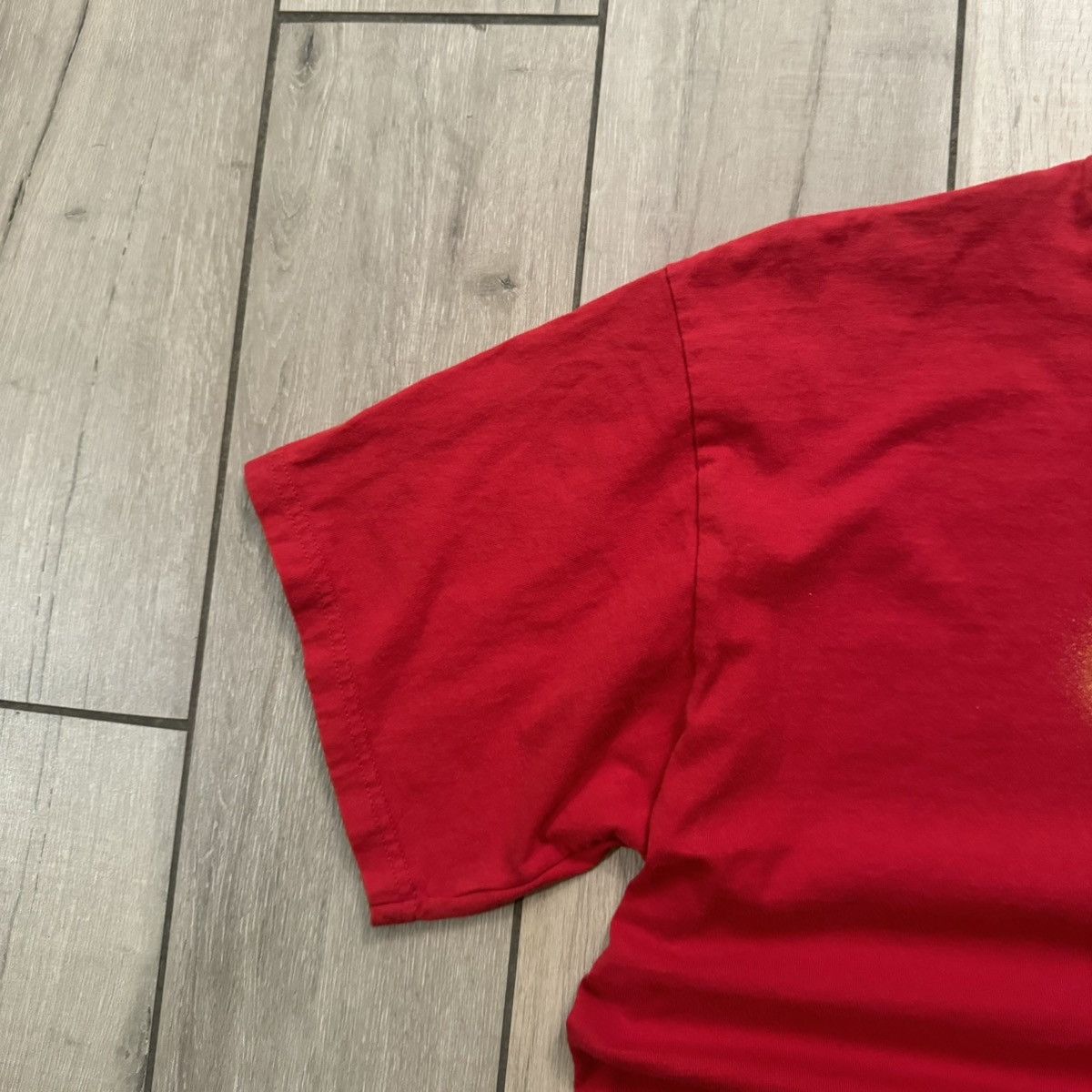 JNCO × Nike × Stussy Vintage 90s Red And Yellow Nike “Just Do It” Graphic Tee L Size US L / EU 52-54 / 3 - 7 Thumbnail