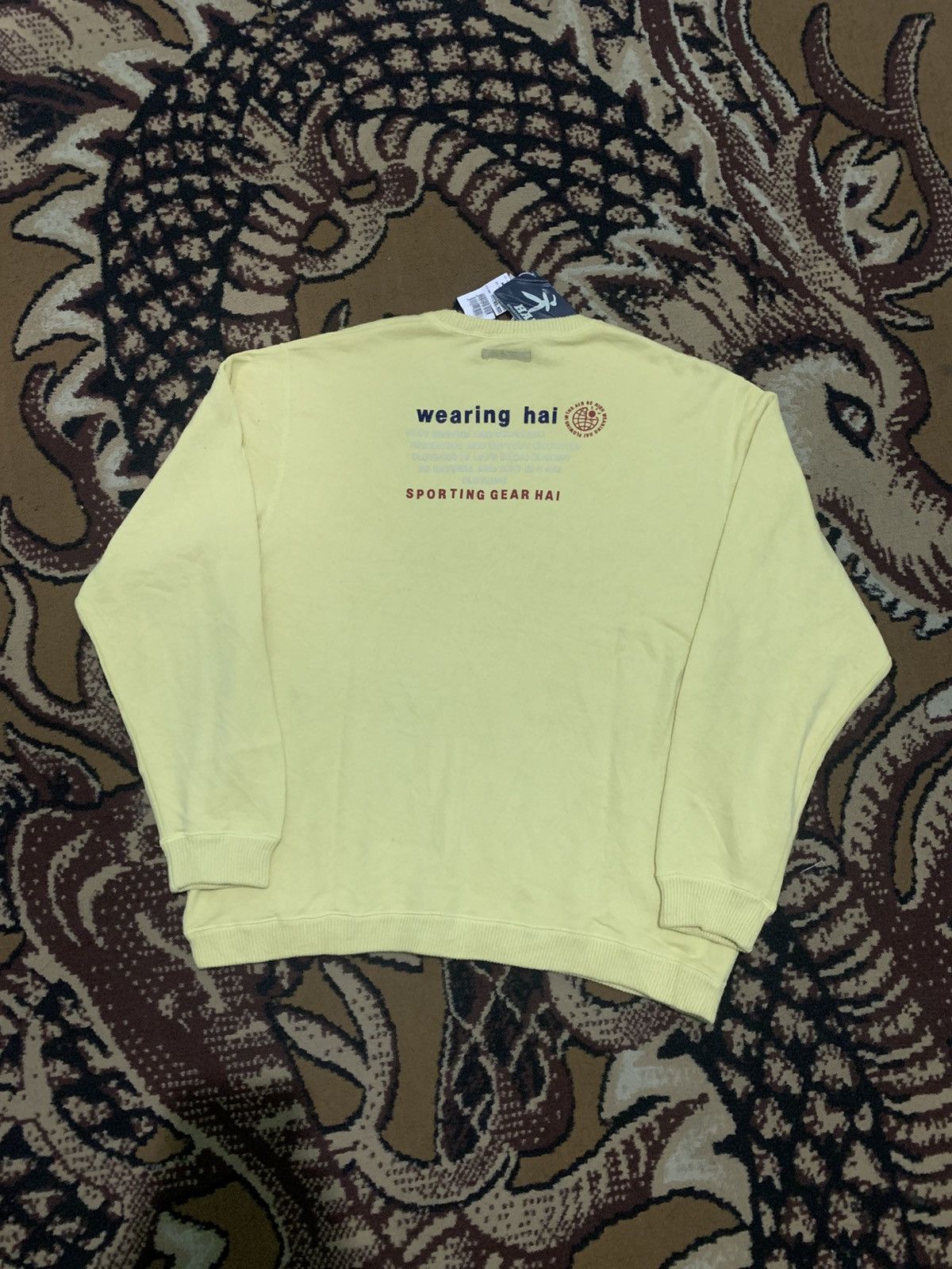 Hai Sporting Gear 1990s Hai Sporting Gear Label Patch Sweatshirt Size US L / EU 52-54 / 3 - 2 Thumbnail