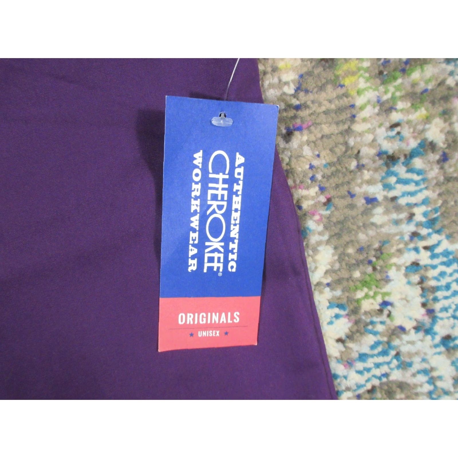 Cherokee Cherokee Workwear Scrub Pants Unisex Adult Small Eggplant Purple Originals NEW Size US 29 - 5 Thumbnail