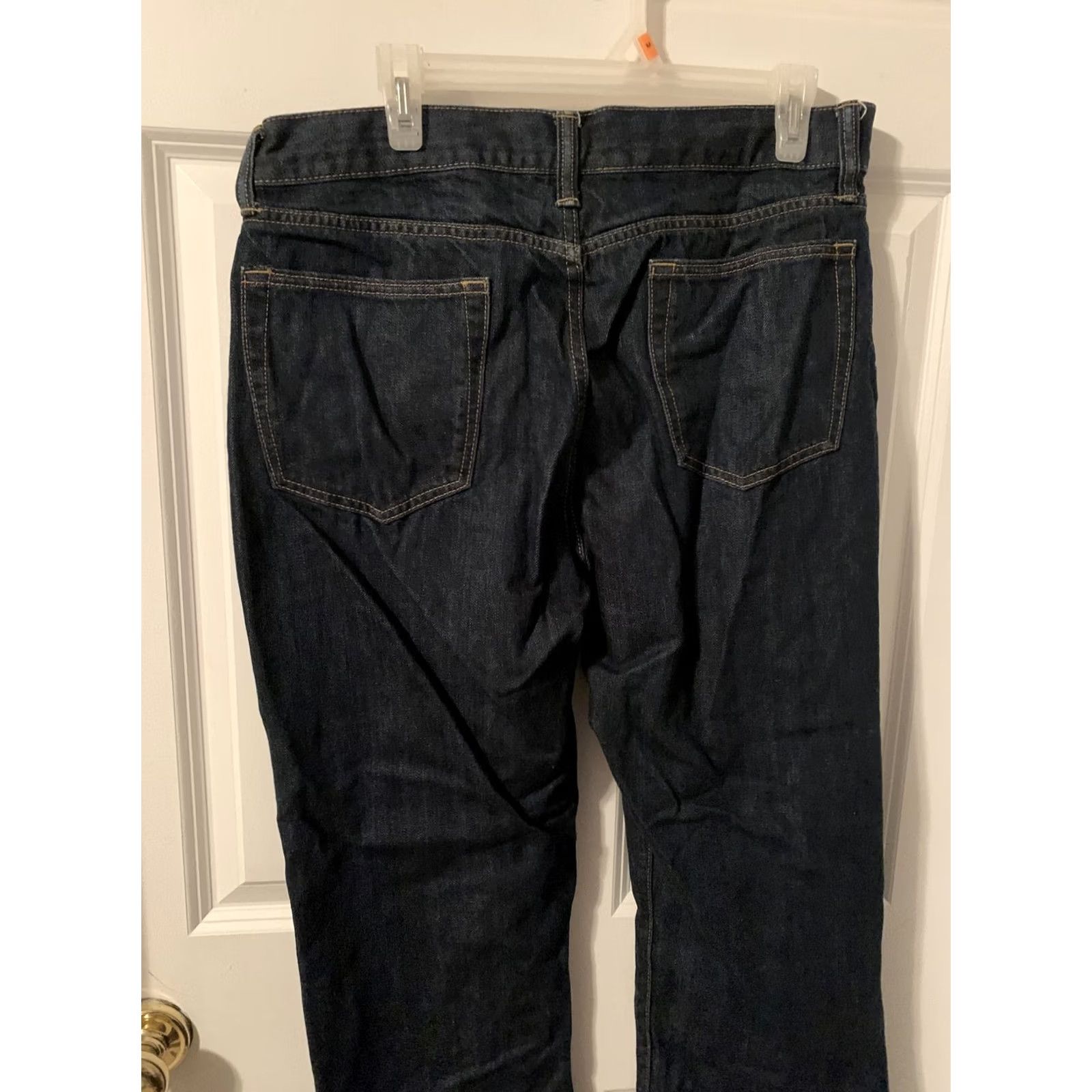 Gap Gap Mens Jeans Straight Fit Dark Wash Denim 34x34 SZ 2091 Regular Waist 34 Inseam 34 Blue Spin Mens Size US 34 / EU 50 - 5 Thumbnail