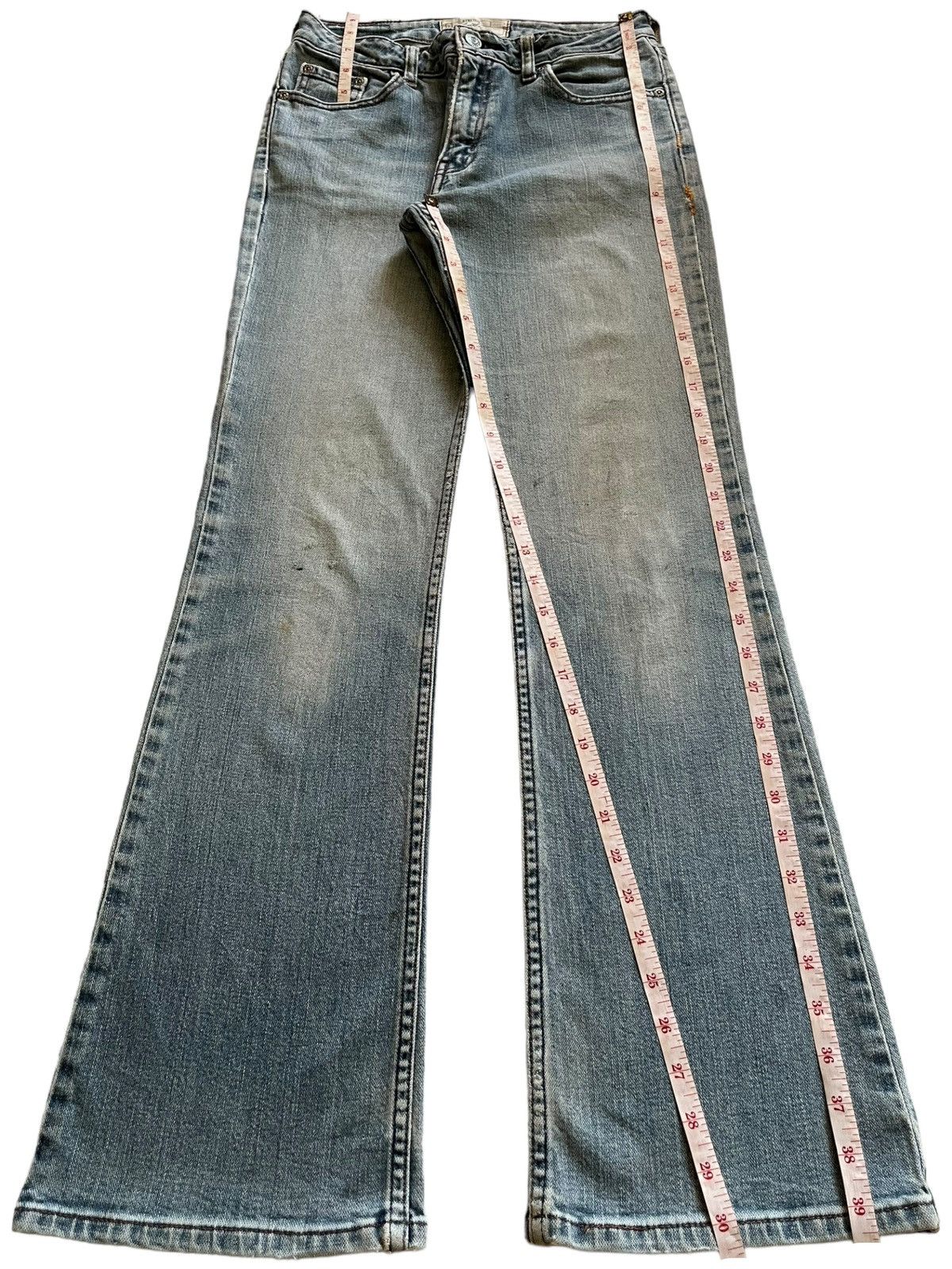 Levi's × Levi's Vintage Clothing Vintage 90s Levis Light Wash Style Distressed Flare Jeans Size US 26 / EU 42 - 12 Thumbnail