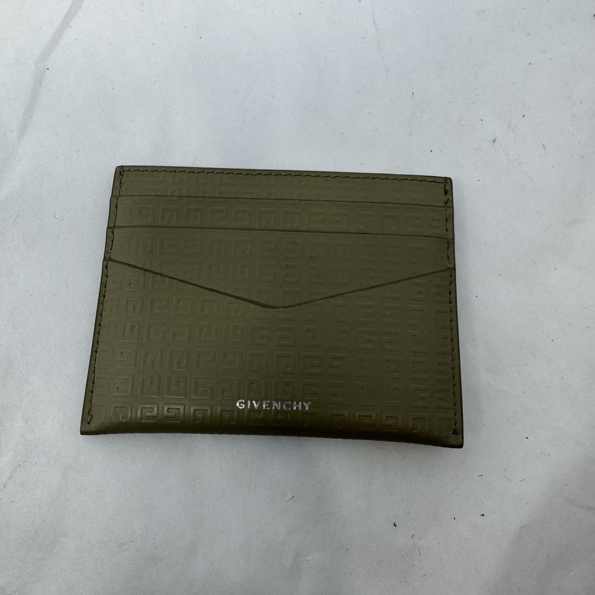 Givenchy Givenchy Khaki 4G Micro Leather Card Holder Size ONE SIZE - 2 Thumbnail
