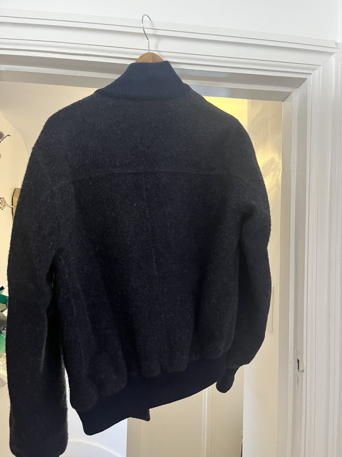 Valstar Valstar milano navy wool bomber jacket size it 48 / small Size US M / EU 48-50 / 2 - 5 Thumbnail