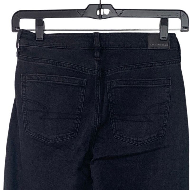 American Eagle Outfitters New American Eagle Womens Size 4 Cotton Blend Wide Leg Jeans Size 27" / US 4 / IT 40 - 4 Thumbnail
