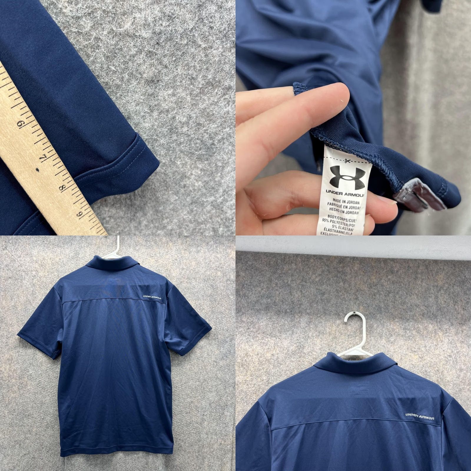 Under Armour Under Armour Polo Shirt Men Medium Blue Navy HeatGear Athletic UA Shirt Polo Casual Size US M / EU 48-50 / 2 - 8 Thumbnail