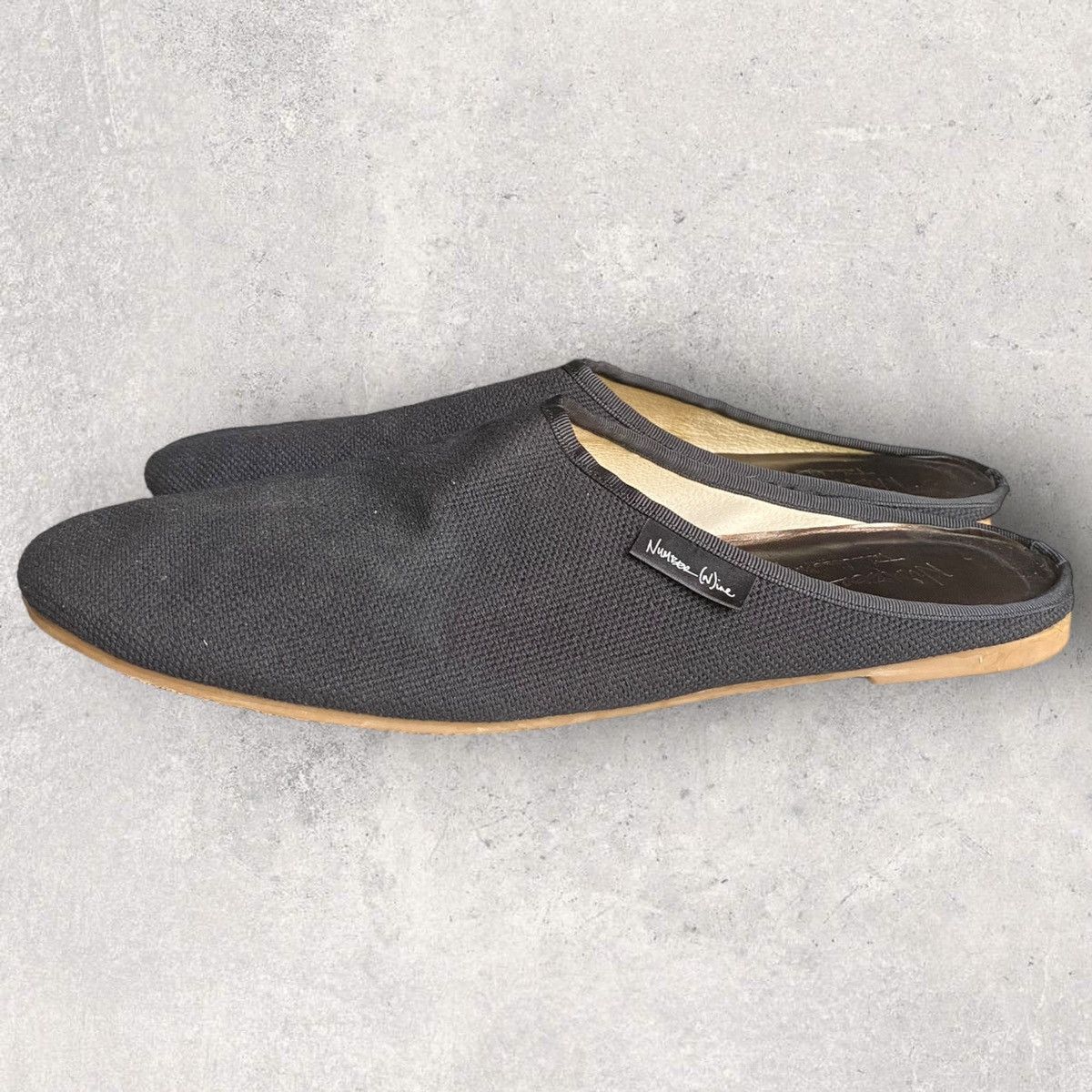 Number (N)ine Number (N)ine Canvas Mule Size US 9 / EU 42 - 2 Thumbnail