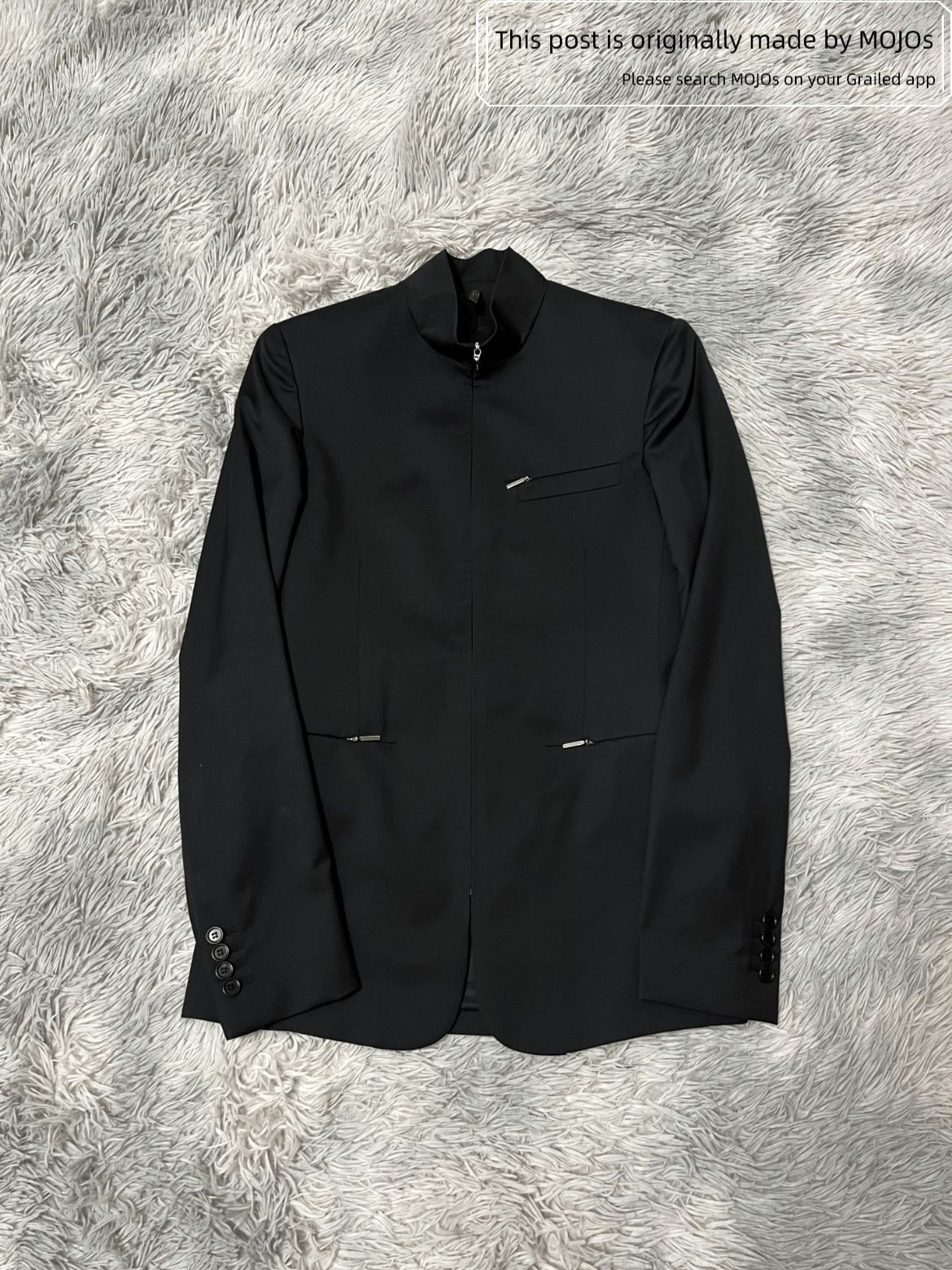 KRIS VAN ASSCHE コート 44 Dior homme Kris Van Assche Archive Scarf Jacket Men Size 48 US Addicted