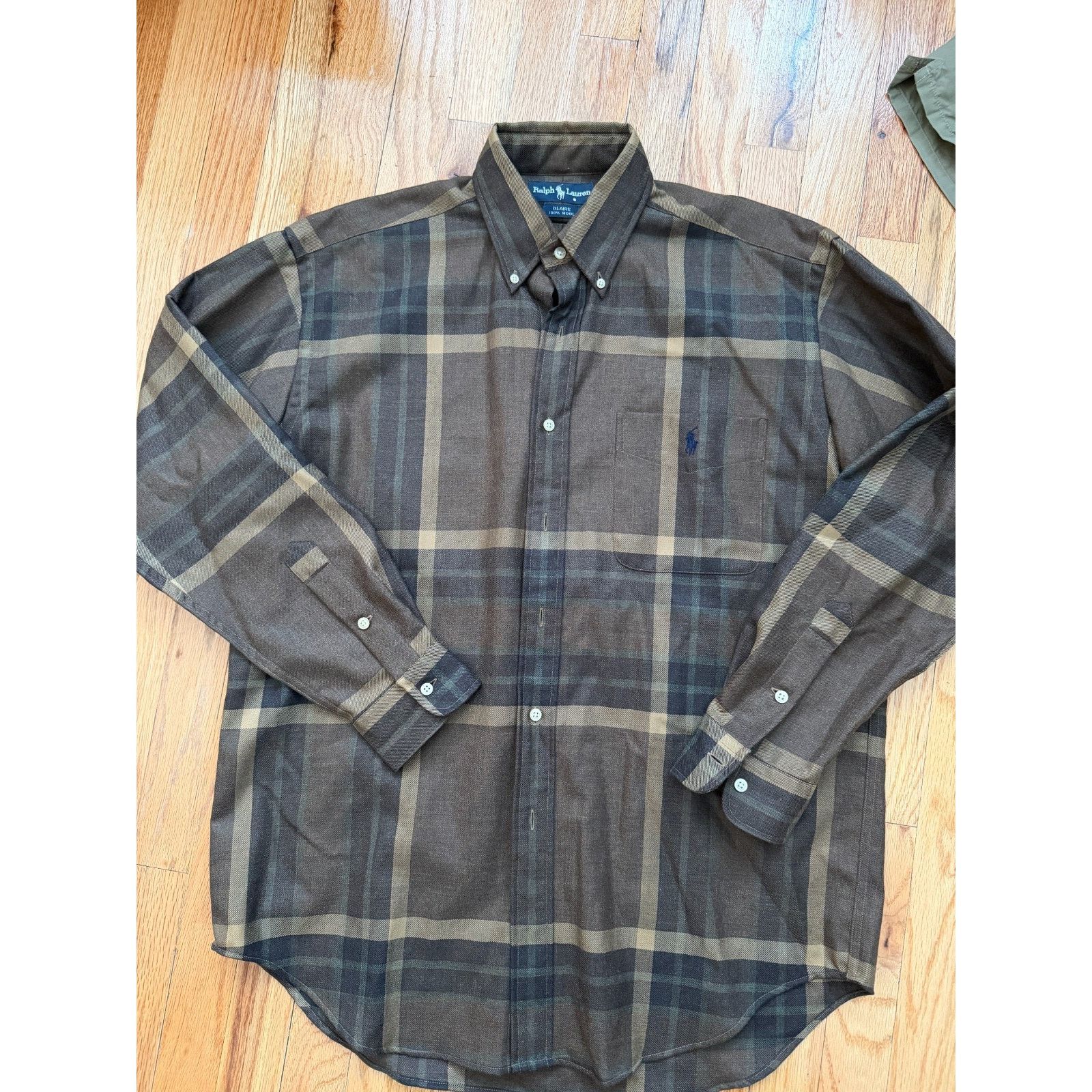 Polo Ralph Lauren Polo Ralph Lauren Shirt Mens Medium Wool flannel overshirt Size US M / EU 48-50 / 2 - 1 Thumbnail