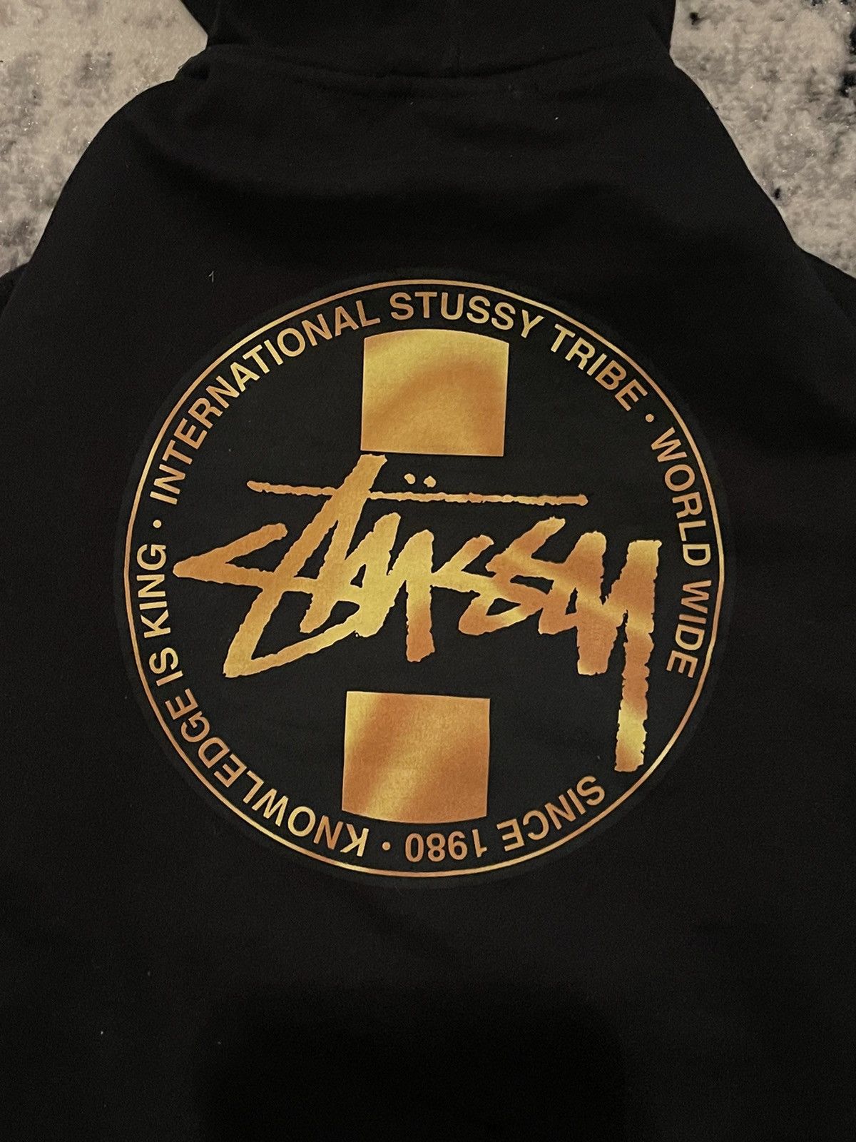 Stussy × Vintage Vintage Stussy Hoodie Big Logo Streetwear Y2k Boxy fit Crazy Size US M / EU 48-50 / 2 - 8 Thumbnail