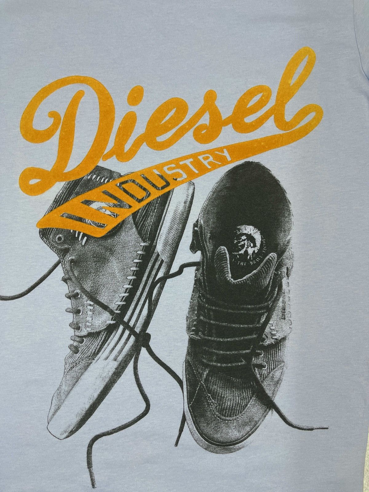 Diesel Diesel Industry Logo Sneakers Print T-Shirt Blue Big Logo Size US M / EU 48-50 / 2 - 5 Thumbnail