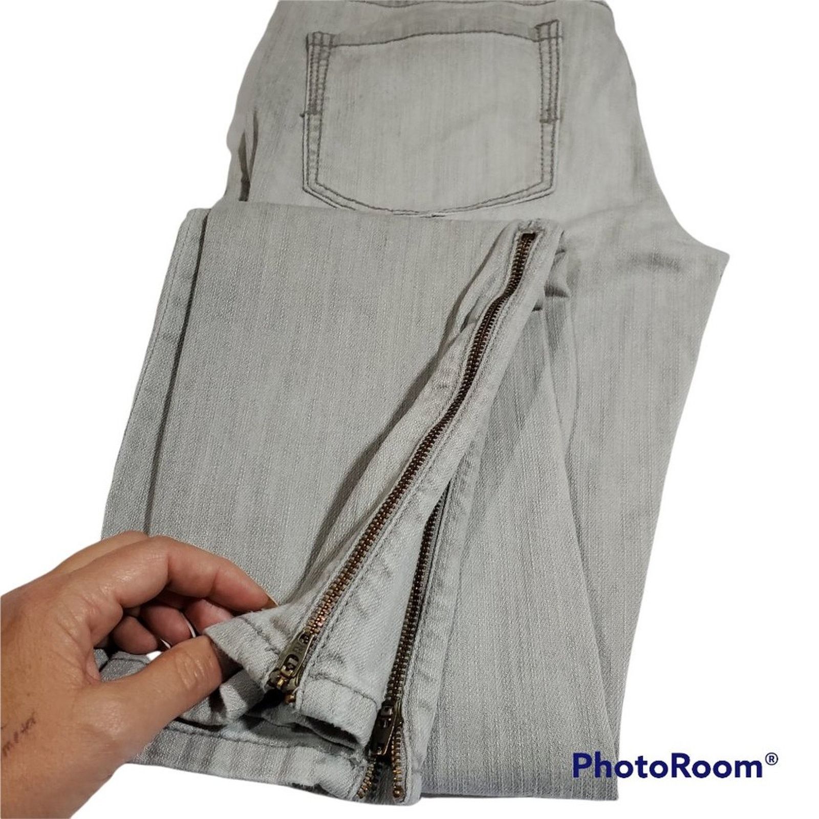 Bcbgmaxazria BCBGMaxAzria | Grey May Z Skinny Fossil Jeans | Waist 28 Size 28" / US 6 / IT 42 - 5 Thumbnail