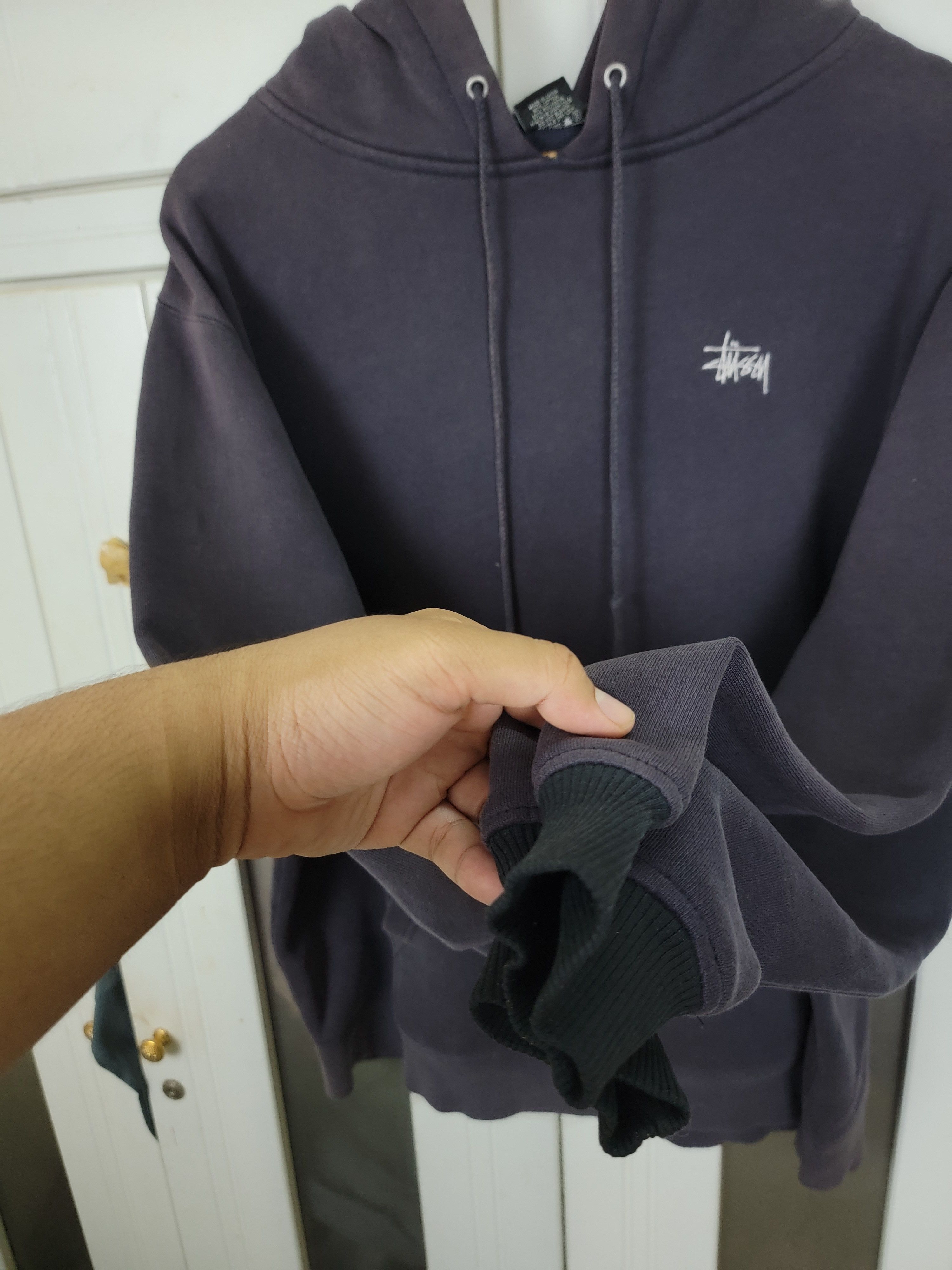 Stussy × Vintage Vintage Stussy Crossbone Pullover Hoodies Size US L / EU 52-54 / 3 - 8 Thumbnail
