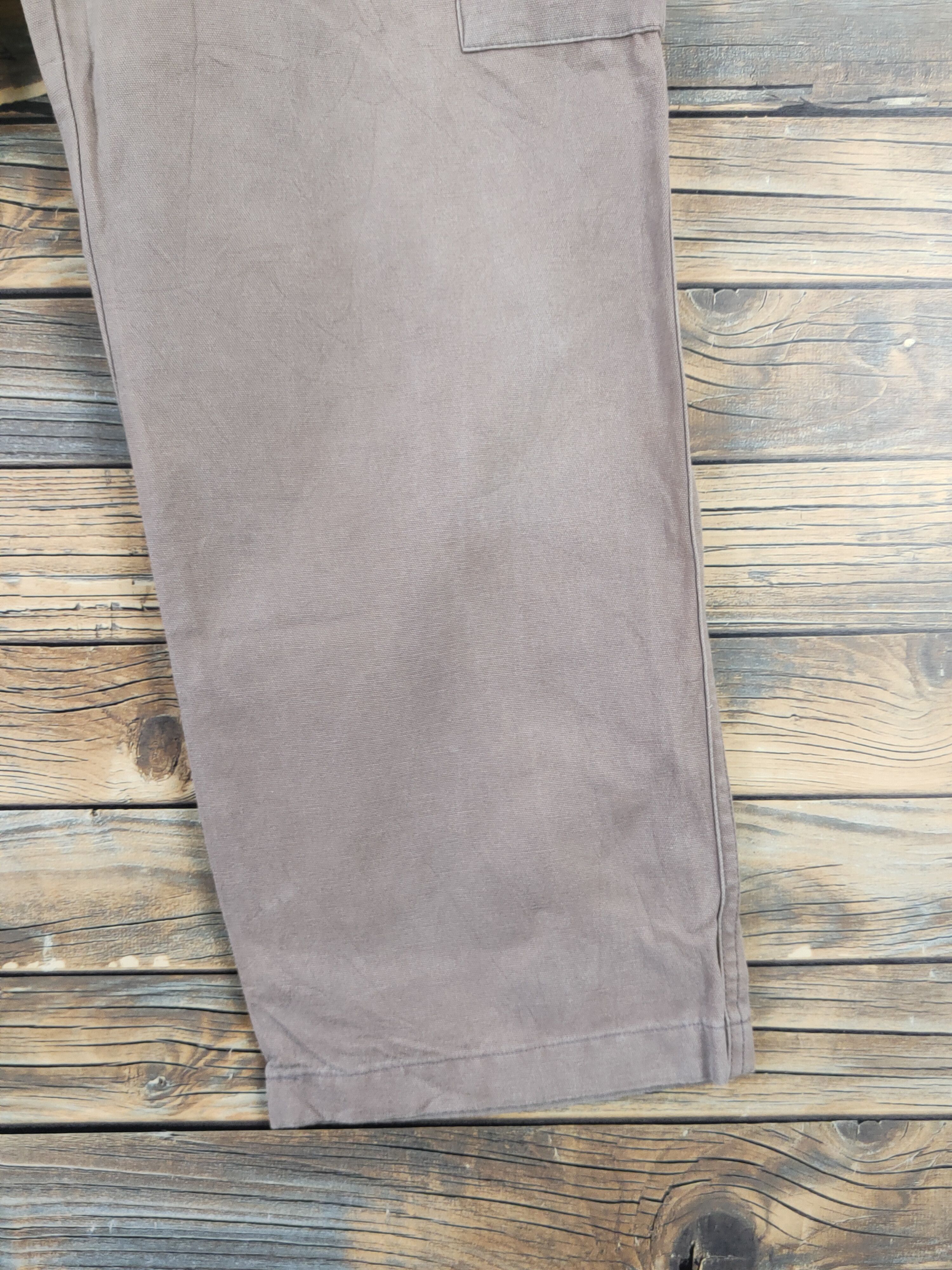 Japanese Brand Tarzan Brown Faded Multipocket Tactical Cargo Pants #W1887 Size US 33 - 7 Thumbnail