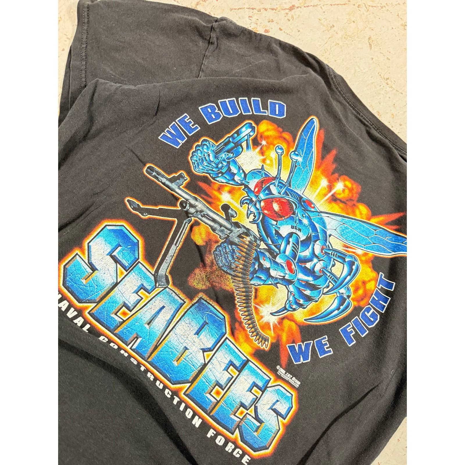 Vintage Vintage Sea Bees Tee Size US XL / EU 56 / 4 - 2 Thumbnail