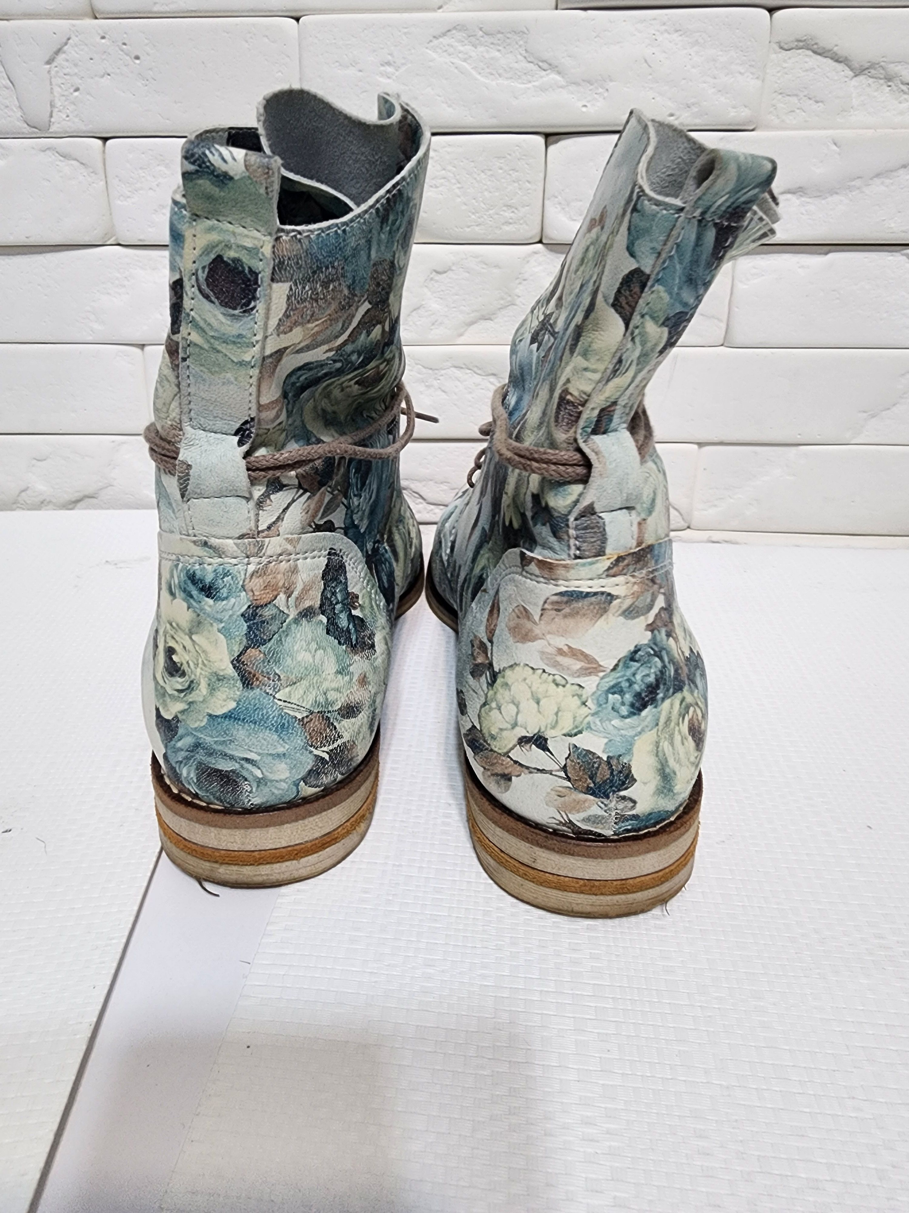 Other Green Leather Boots: Women's Style Shoes, Size US 9 / IT 39 - 5 Thumbnail