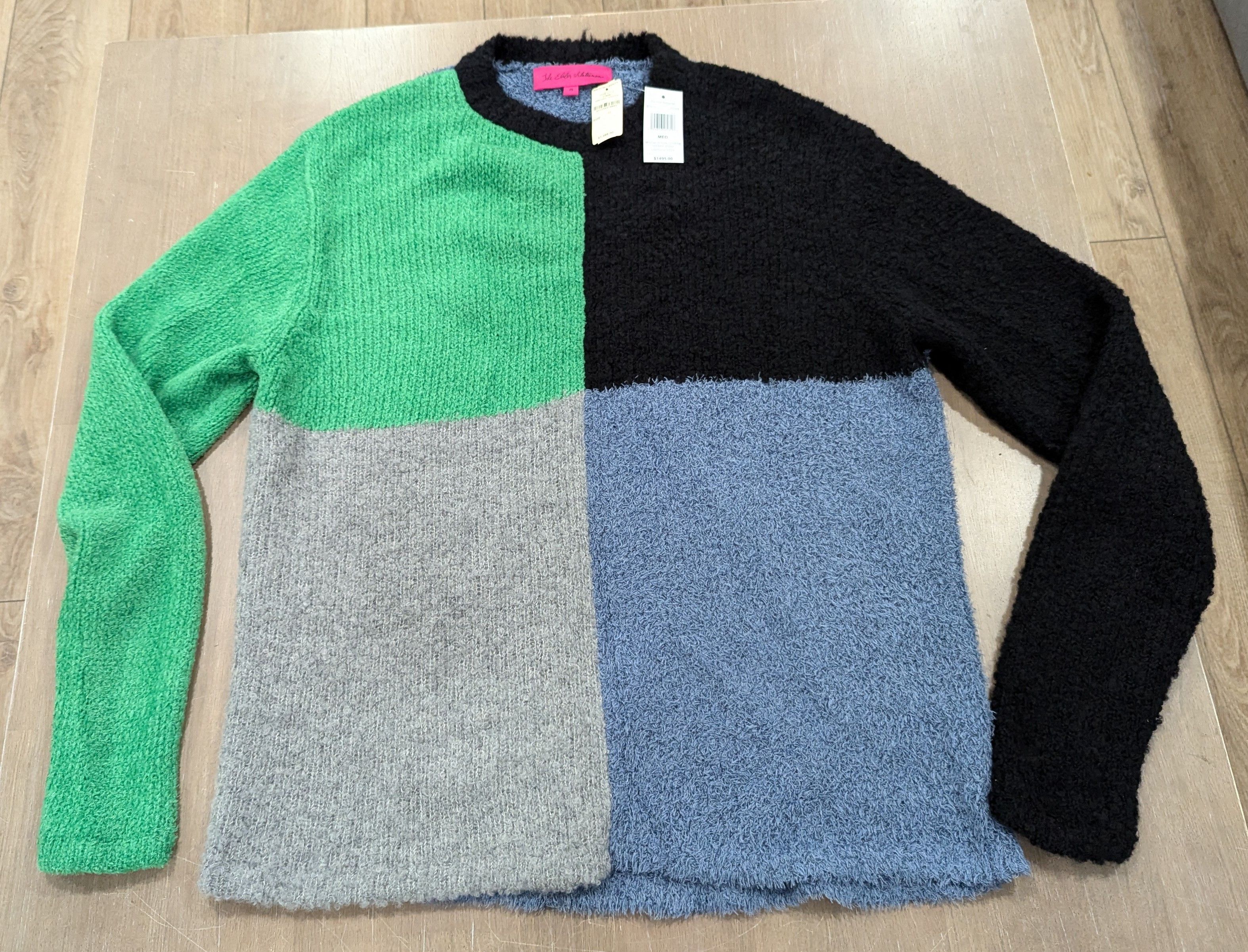 The Elder Statesman The Elder Statesman Colorblock Cashmere Blend Sweater Small Size US S / EU 44-46 / 1 - 1 Thumbnail