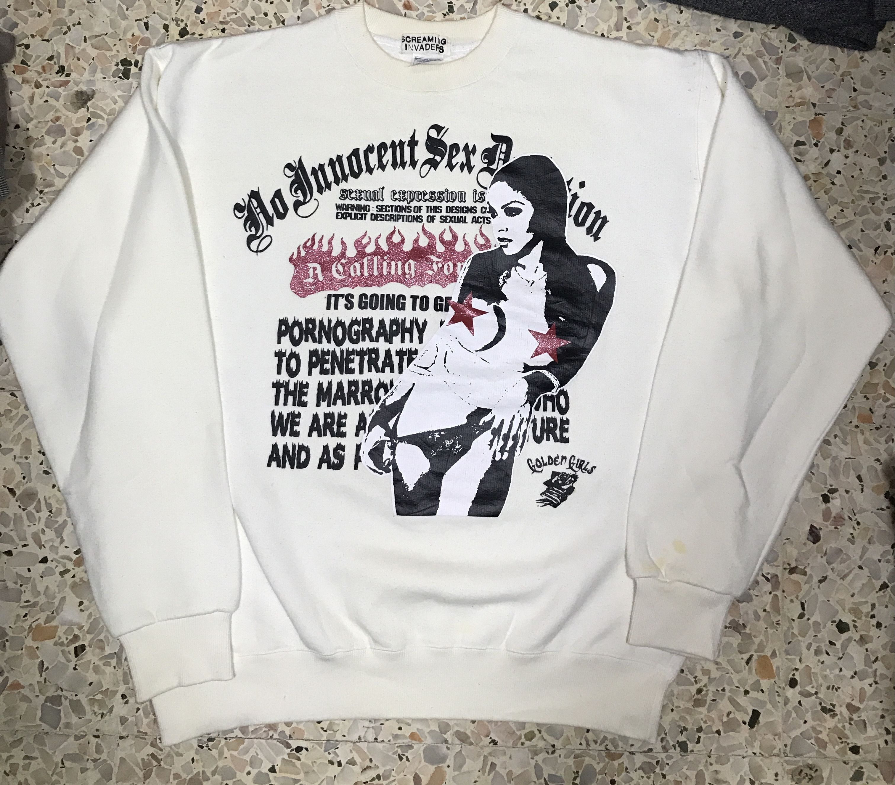 Japanese Brand [Perfect]Screaming Invaders Sex Sweatshirt Size US M / EU 48-50 / 2 - 7 Thumbnail