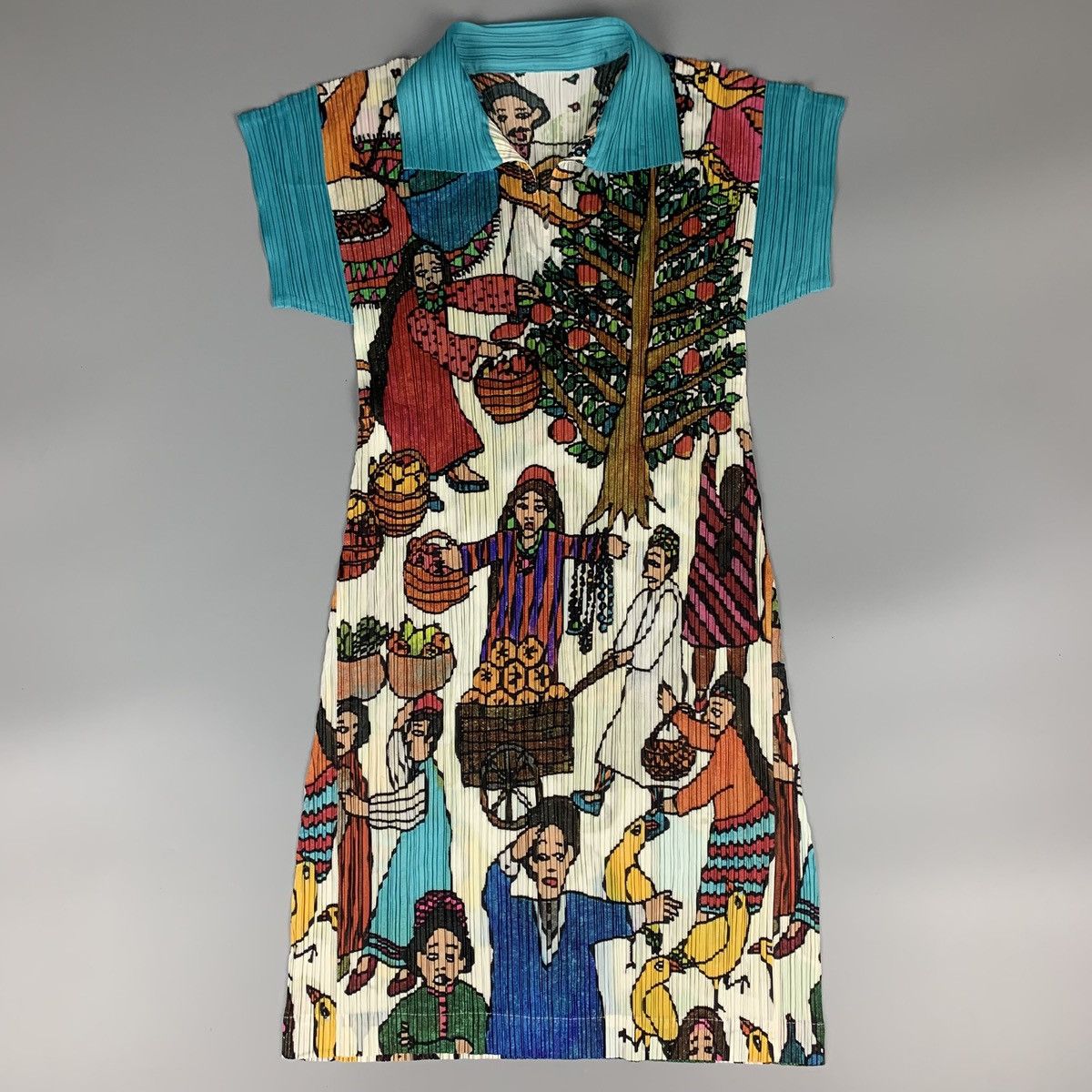 Pleats Please Issey Miyake Authentic Rare Issey Miyake Pleats Please Mini Dress Size M / US 6-8 / IT 42-44 - 1 Thumbnail