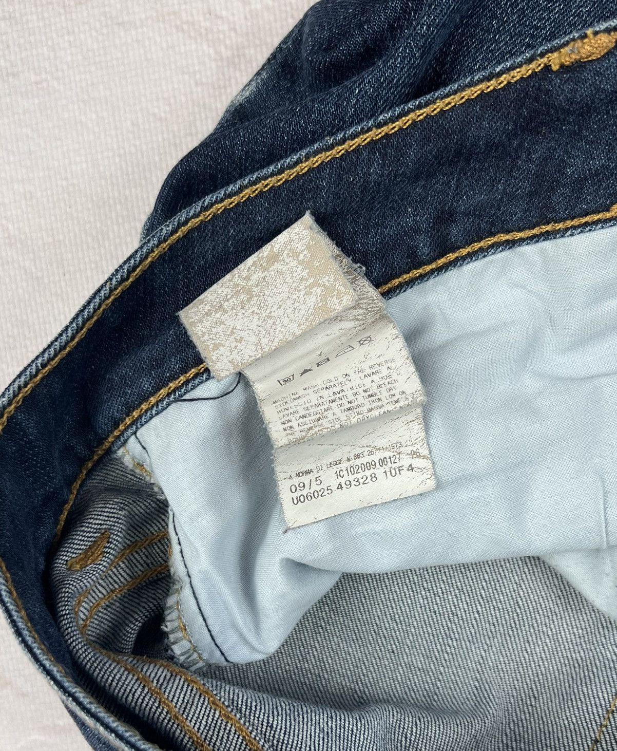 Japanese Brand × Roberto Cavalli × Vintage Avant Garde Japanese Denim Roberto Cavalli Vintage Y2k Style Size US 28 / EU 44 - 10 Thumbnail