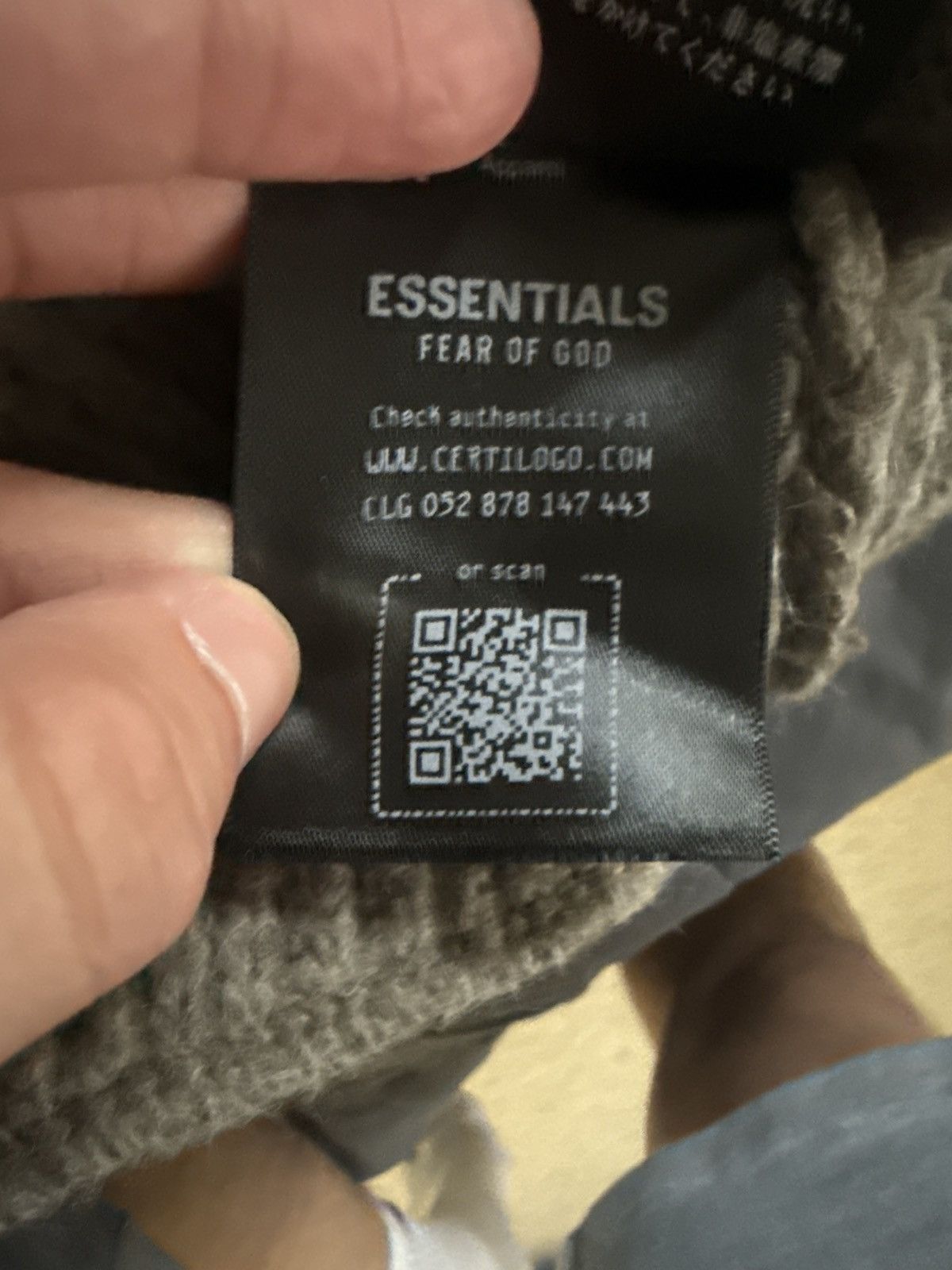 Essentials Essentials Fear of god Waffle Knit Hoodie Size US S / EU 44-46 / 1 - 8 Thumbnail