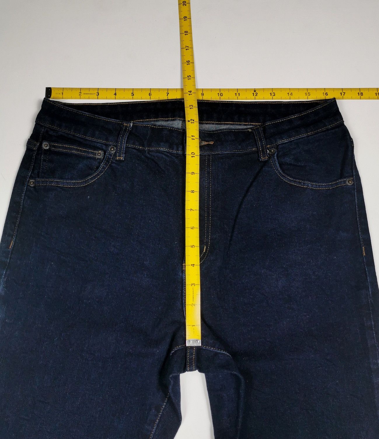 If Six Was Nine Flare Bootcut Gu Japan Denim Jeans Size US 33 - 7 Thumbnail