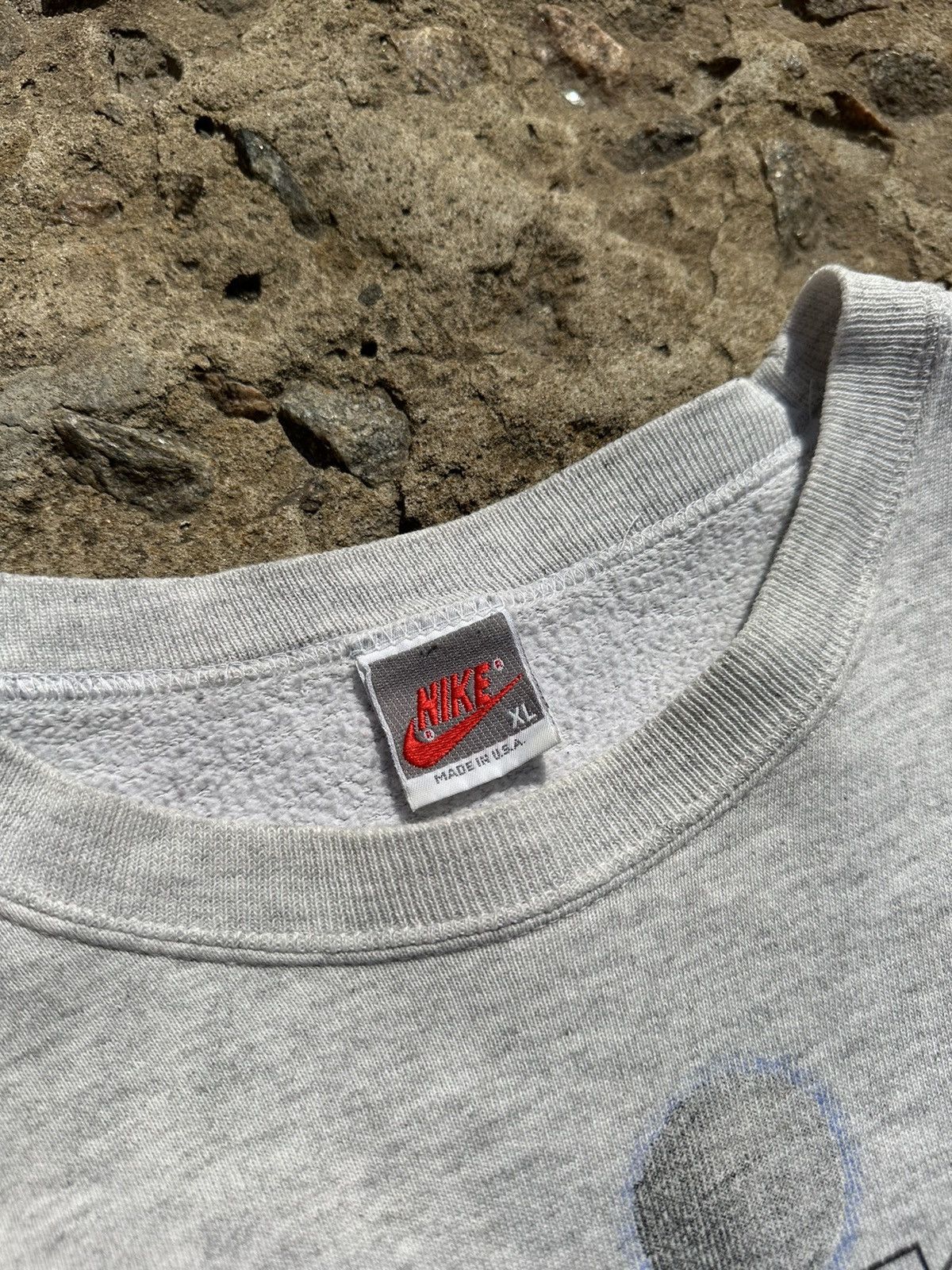 NBA × Nike × Vintage Vintage 80s Nike NBA David Robinson USA Sweatshirt Size US XL / EU 56 / 4 - 3 Thumbnail