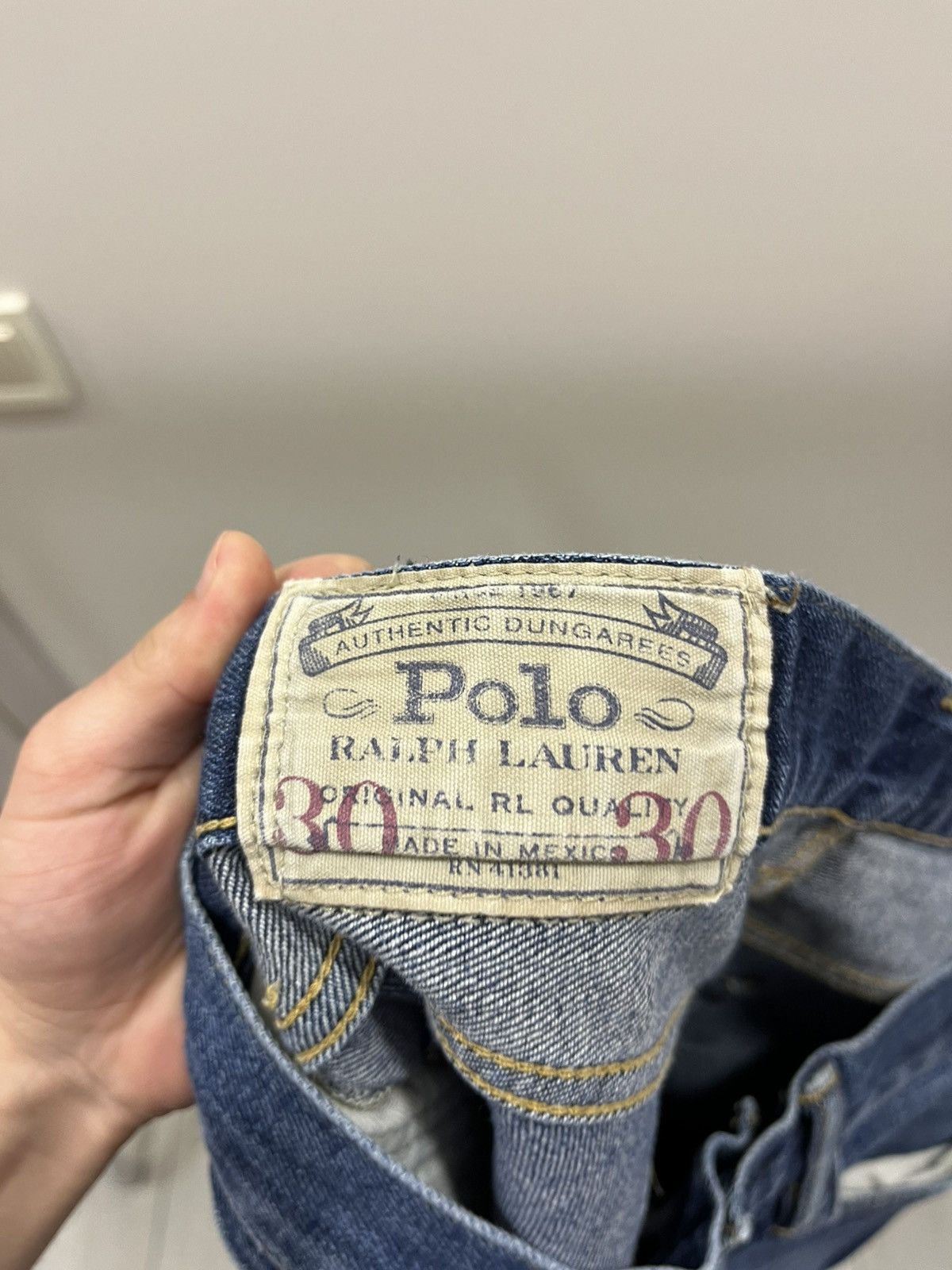 Japanese Brand Vintage Polo Ralph Lauren Jeans Men's Size 30x30 US Classic Size US 30 / EU 46 - 7 Thumbnail