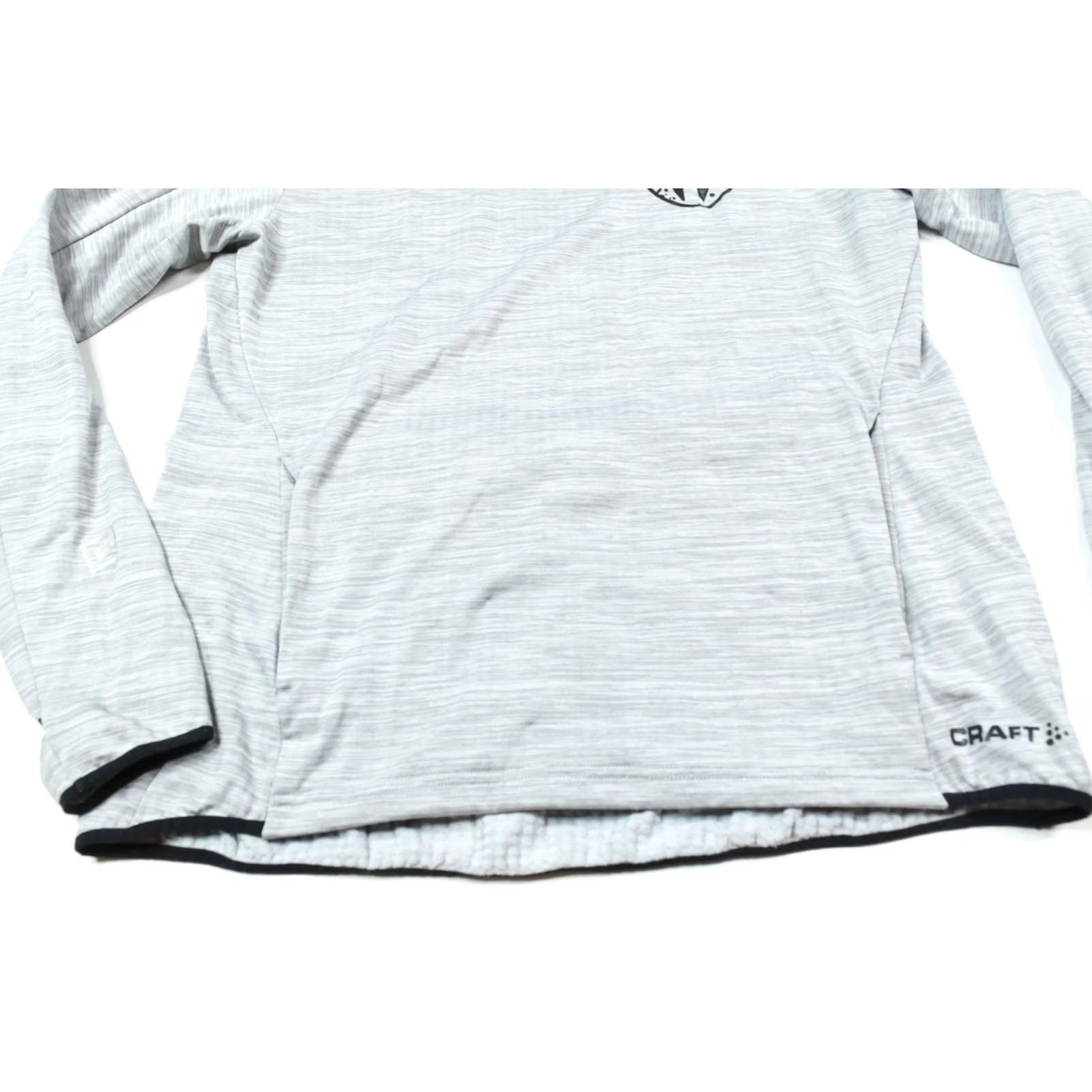 Vintage Craft Spartan Race Grid Fleece Athletic Top Mens L Gray Long Sleeve Mock Top Size US L / EU 52-54 / 3 - 4 Thumbnail