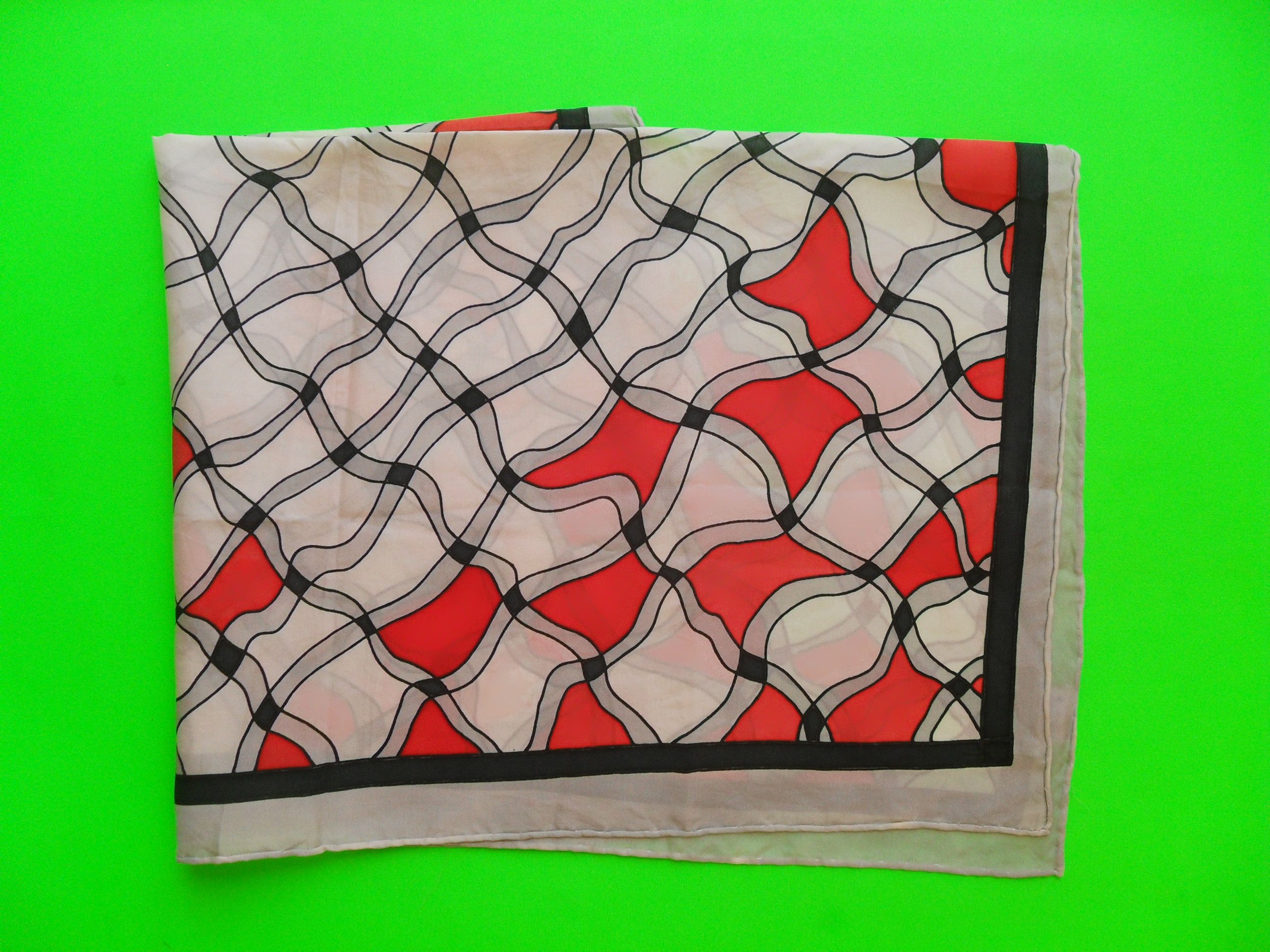 Other Very soft 100% silk travel square scarf. Size ONE SIZE - 3 Thumbnail