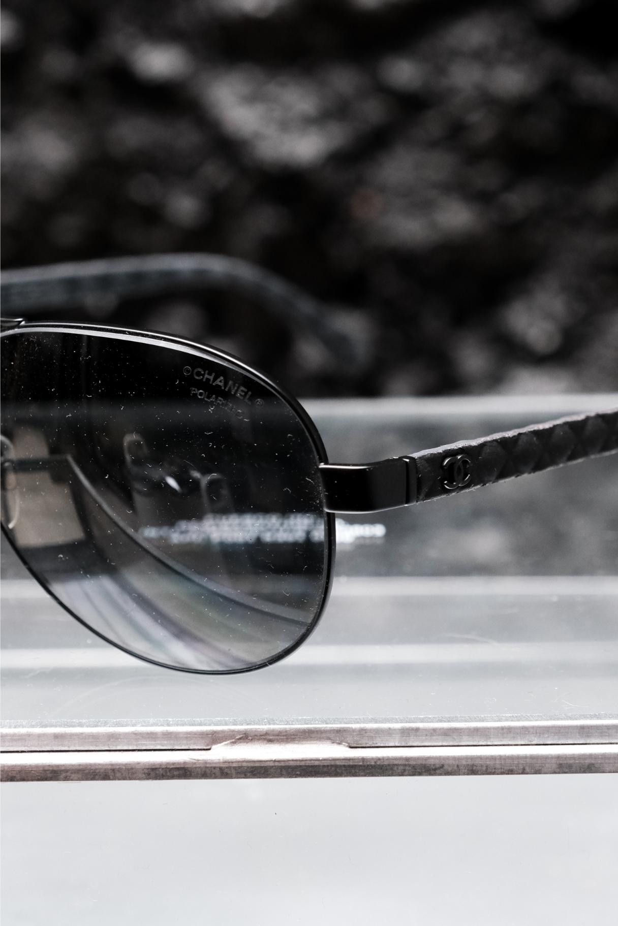 Chanel Chanel Matelasse Rubber Aviator Sunglasses 4204-Q Size ONE SIZE - 3 Thumbnail