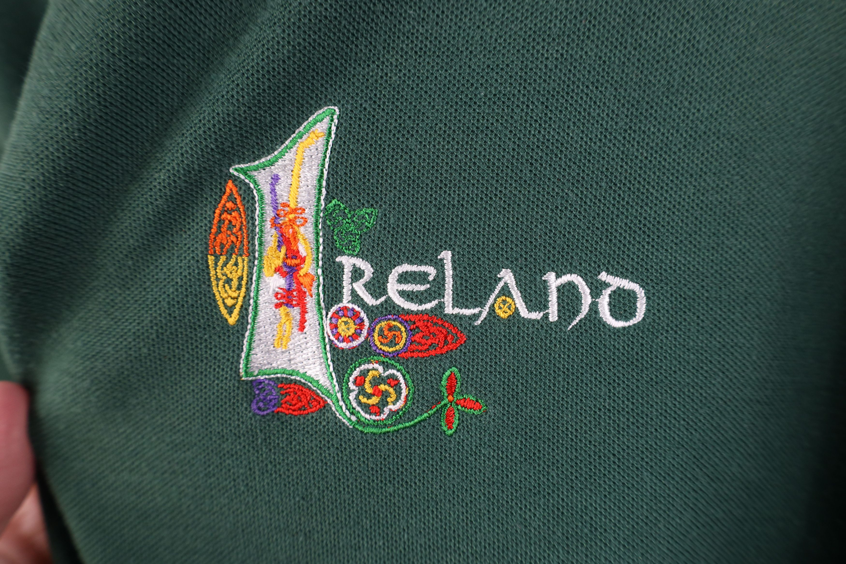 Vintage Vintage 90s Streetwear Ireland Collared Golf Polo Shirt USA Size US XL / EU 56 / 4 - 4 Thumbnail
