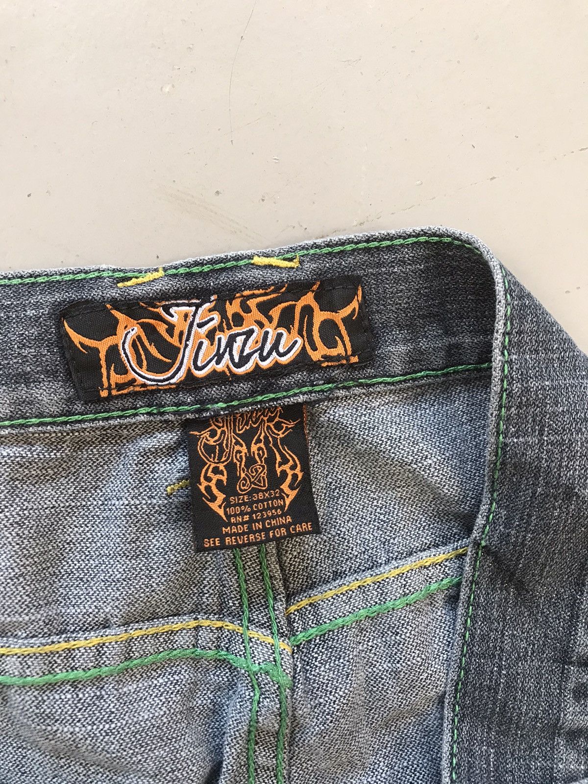 JNCO × Southpole × Vintage Vintage jinzu thread embroidered straight fit denim Size US 38 / EU 54 - 11 Thumbnail